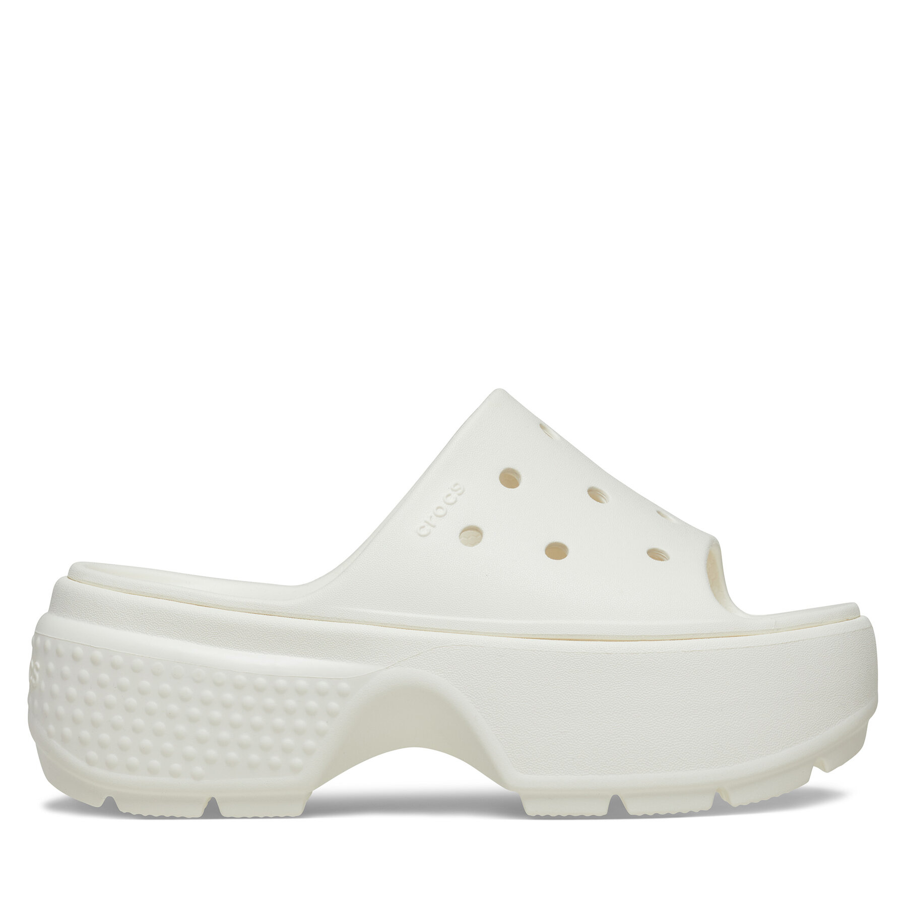 Damskie Klapki Crocs, Rozmiar 41-42 Beżowy Stomp Slide 209347
