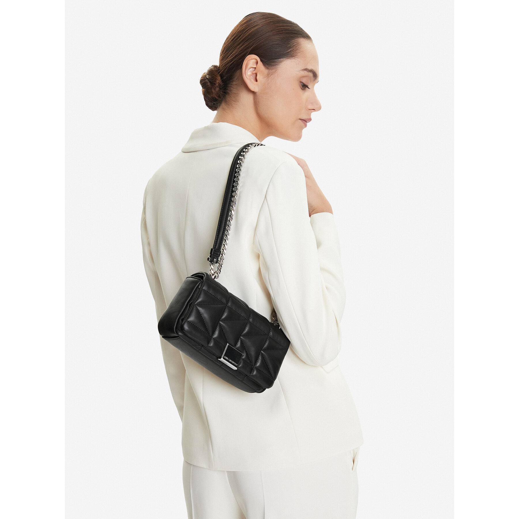 Geantă KARL LAGERFELD A1W30435 Negru