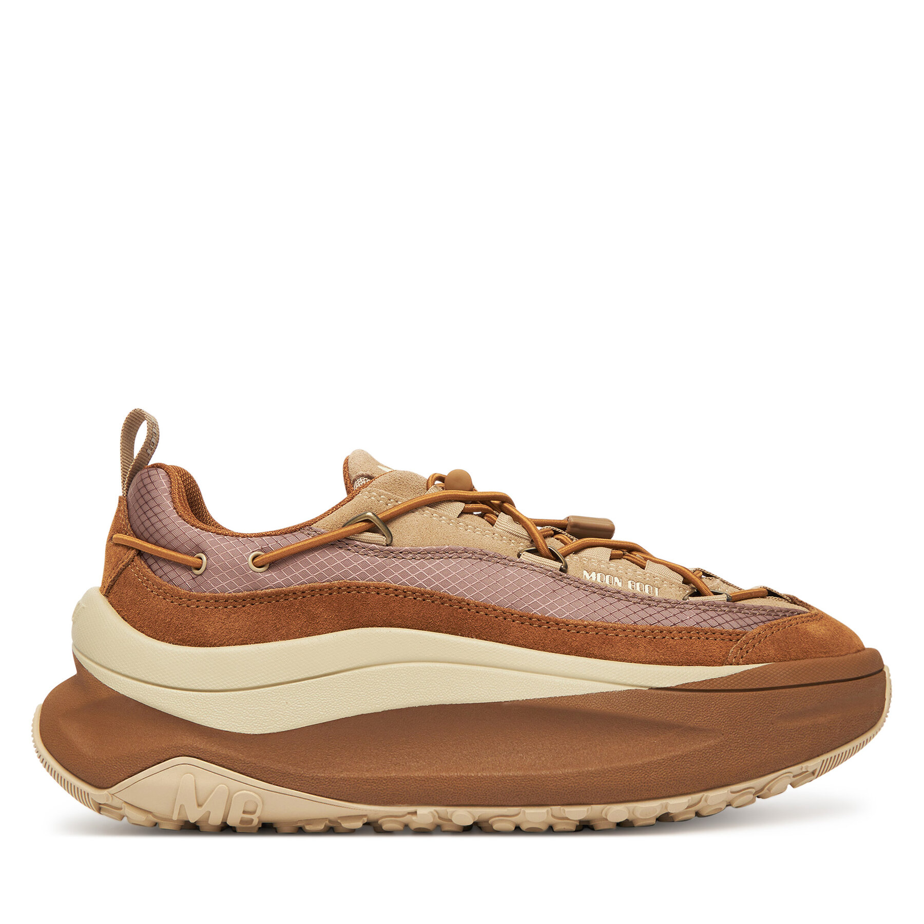 Sneakersy Moon Boot Moon247 Xlace 80D2490090 Hnedá