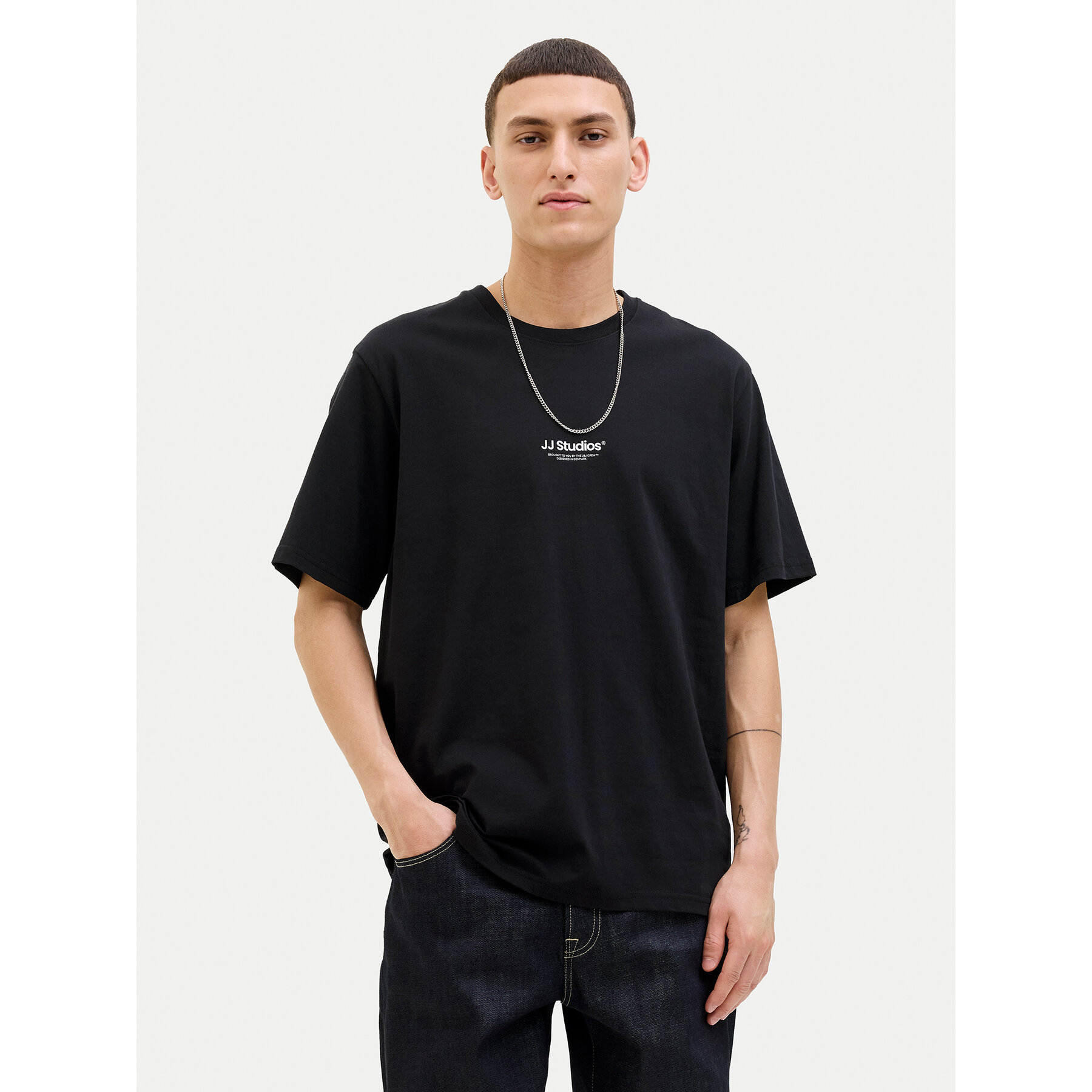 Jack & Jones T-Shirt Soho 12278787 Schwarz Relaxed Fit