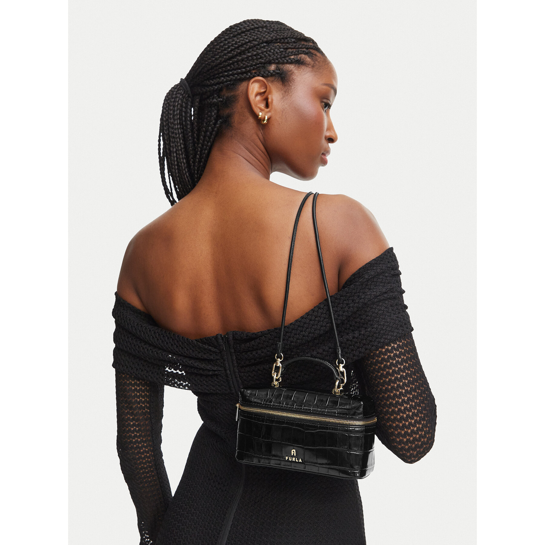 Дамска чанта Furla Camelia Micro WE00625 BX4255 O6000 Черен