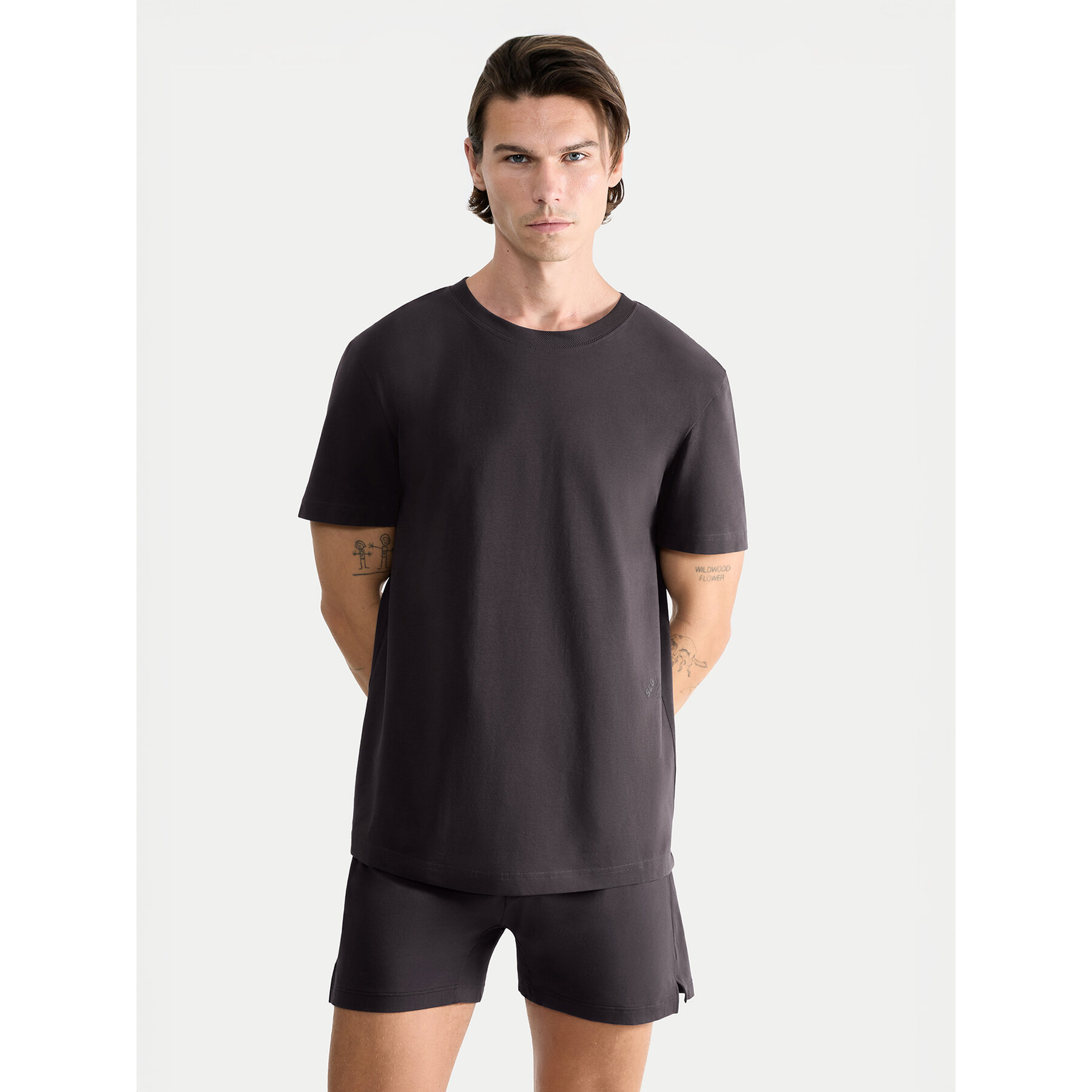 Sloggi T-shirt 10215508 Grigio Regular Fit