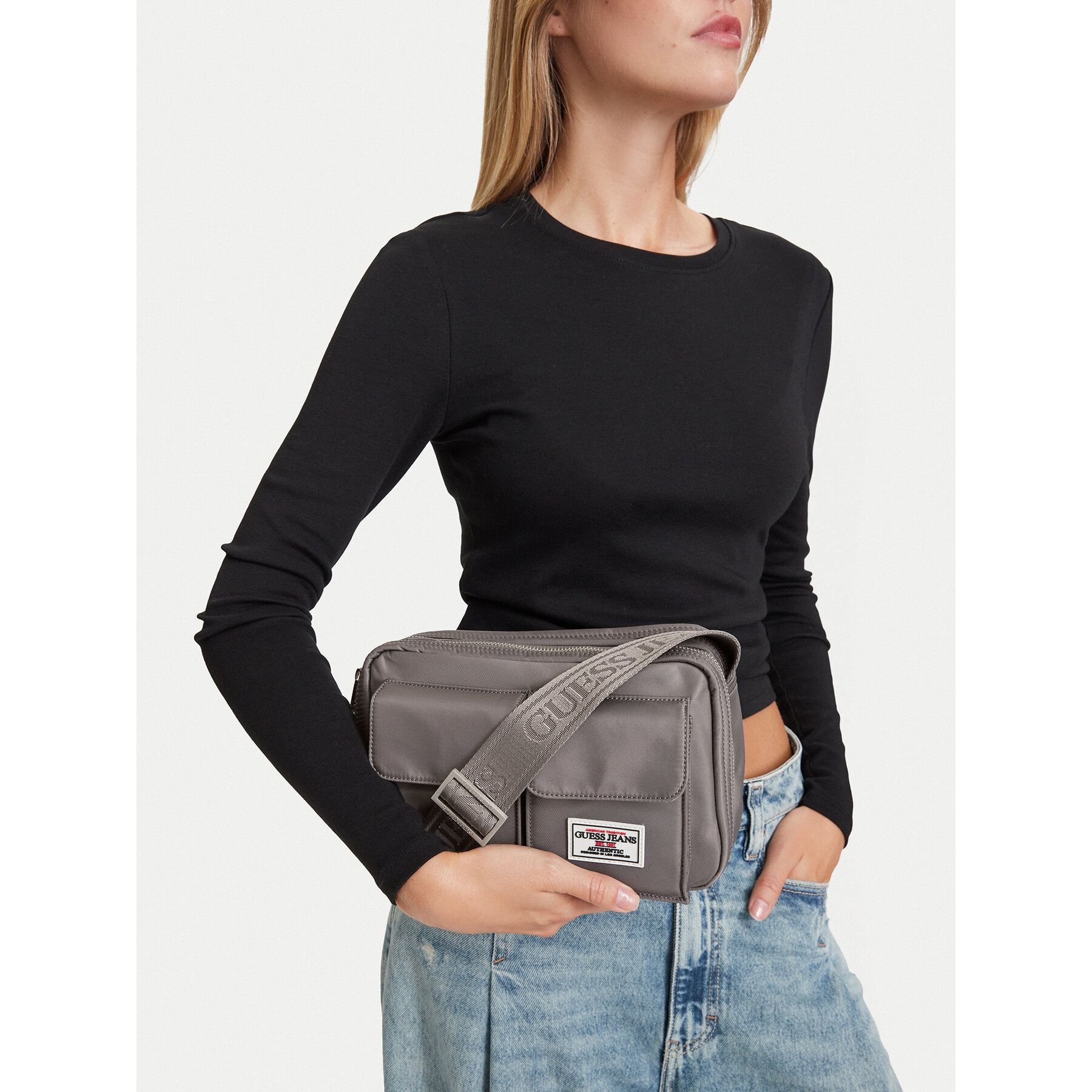 Geantă Guess Jeans CWBEO-GUESS-B-005-10 Gri