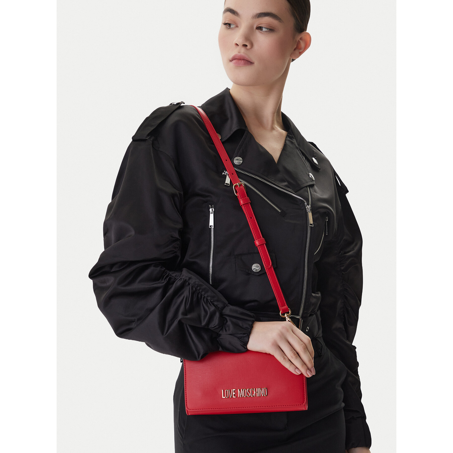 Torbica LOVE MOSCHINO JC4170PP1OLX0500 Crvena