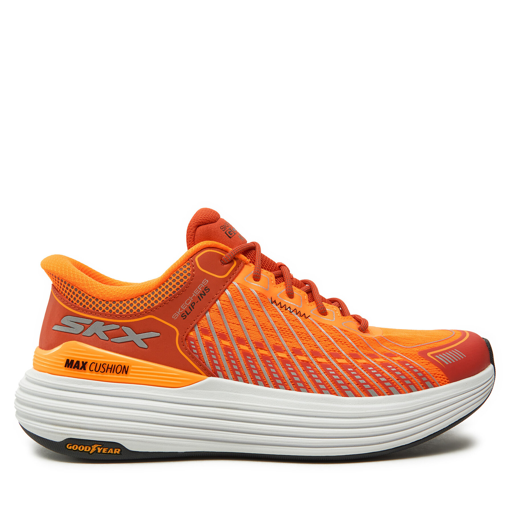 Маратонки за бягане Skechers Max Cushioning Suspension 220936/ORG Оранжев
