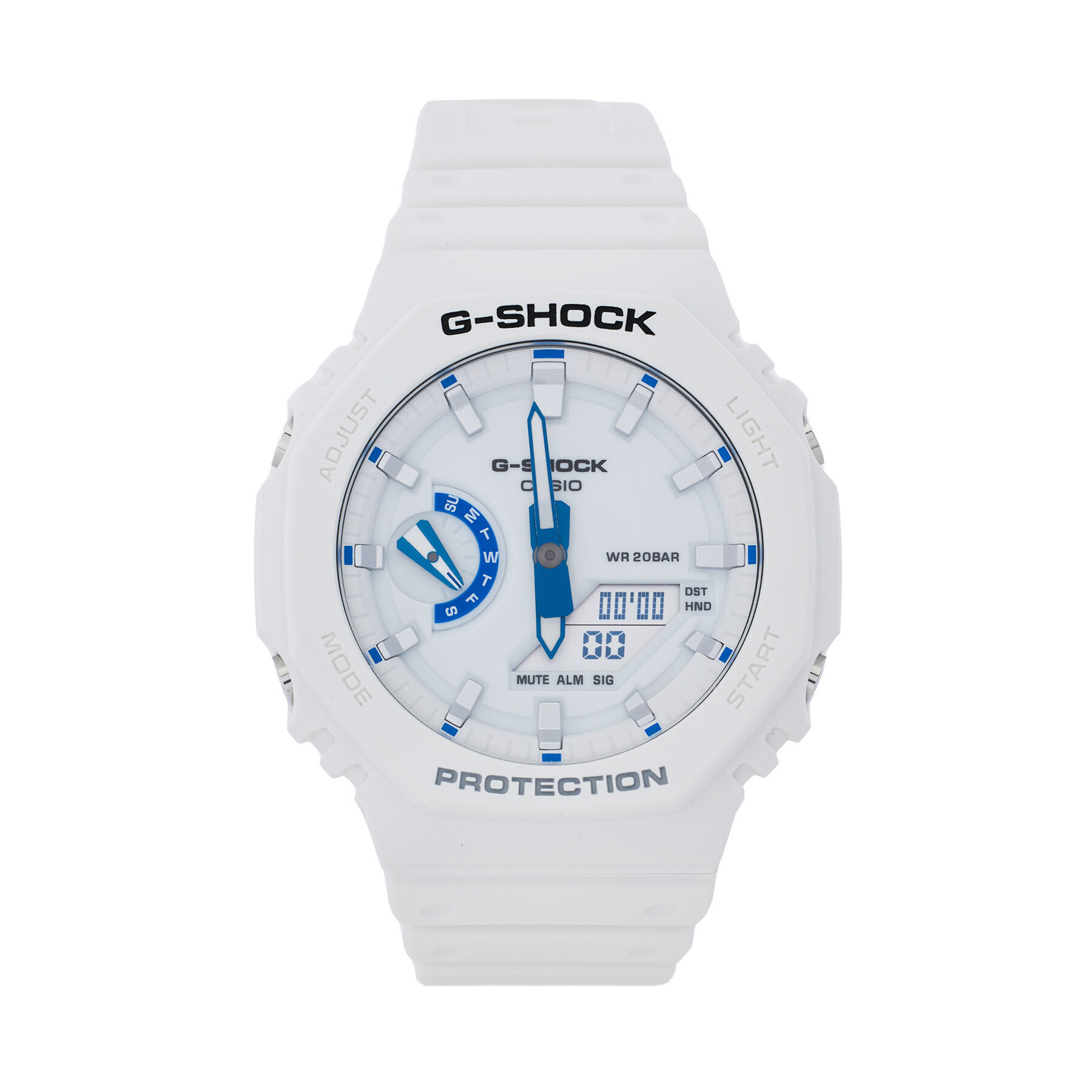 Ceas G-Shock GA-2100HDS-7AER Alb