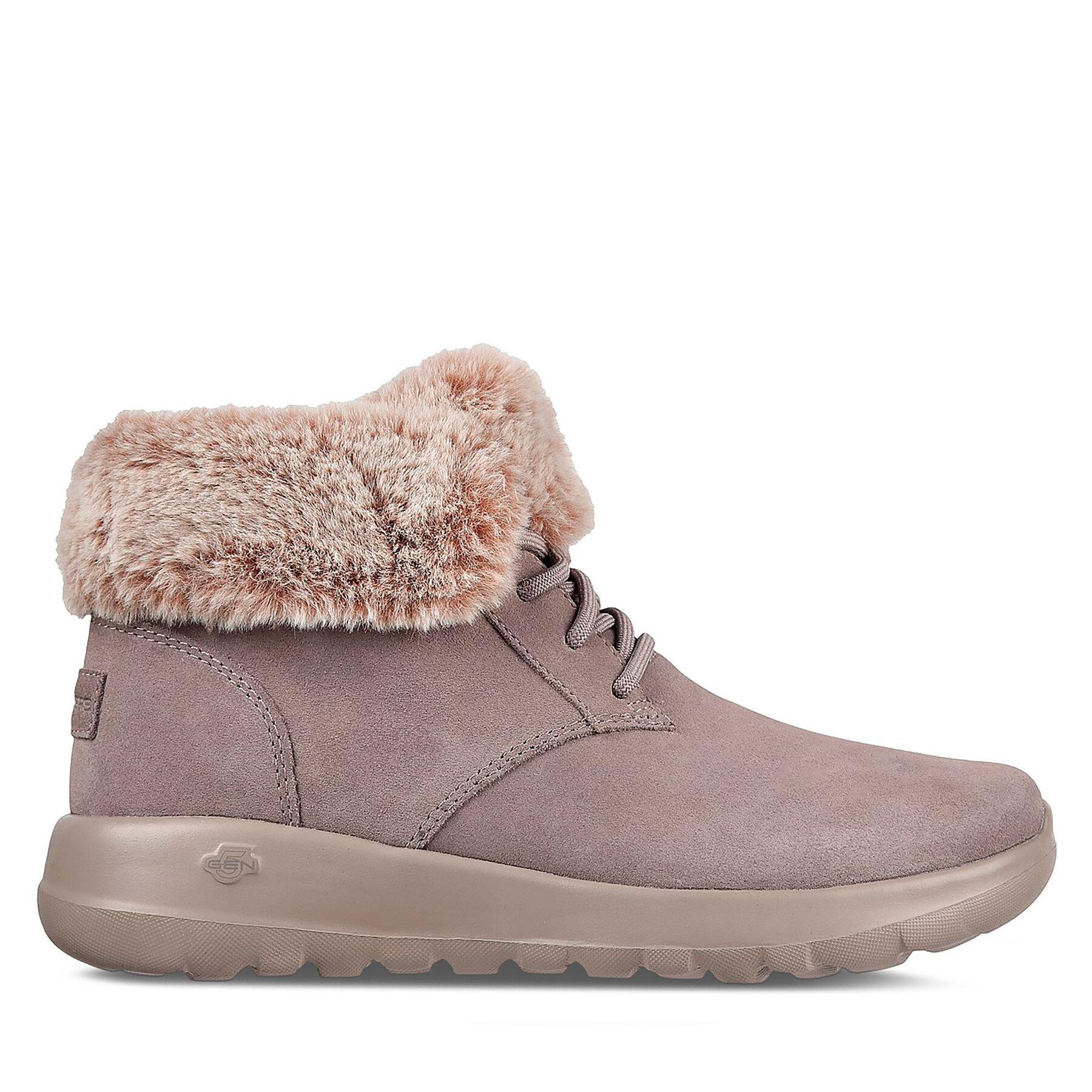 Šnurovacia obuv Skechers On-The-Go Joy Plush Dreams 144042/DKTP Hnedá