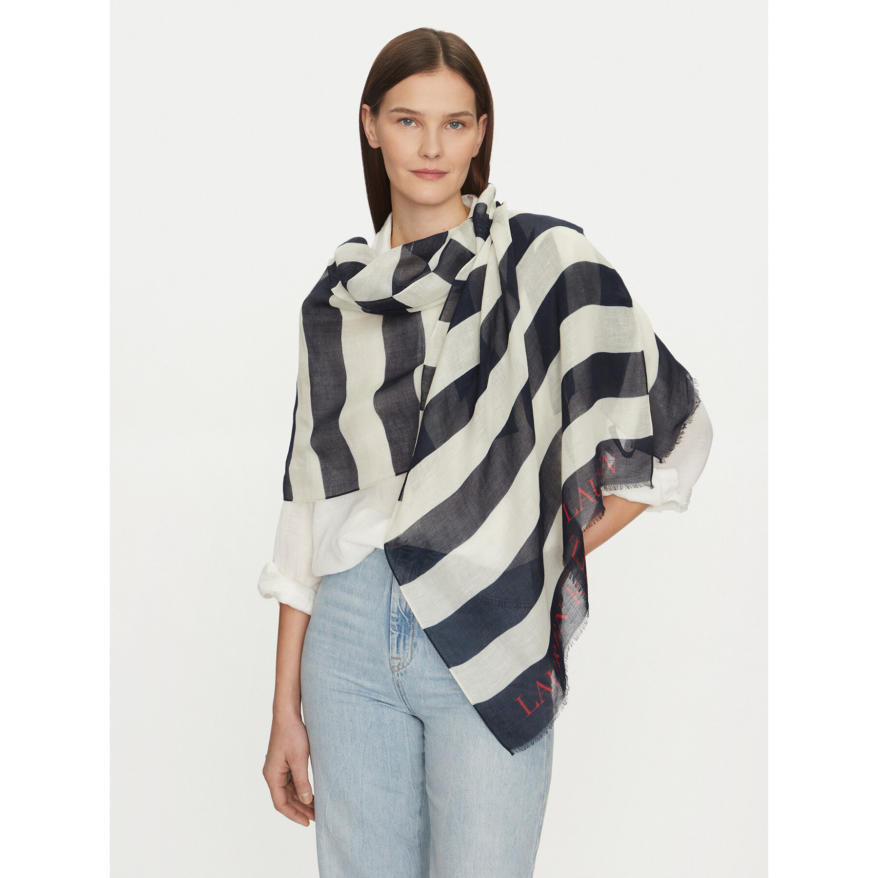  Sál LAUREN RALPH LAUREN 454966221001 Sötétkék akciós termékkép 1