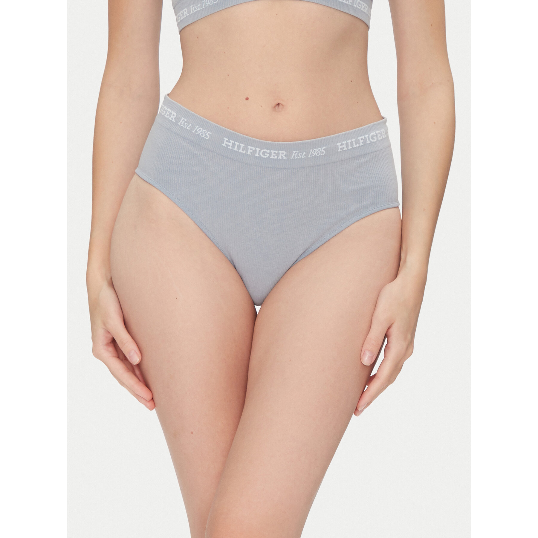 Tommy Hilfiger Klasszikus magas derekú alsó UW0UW05724 Kék