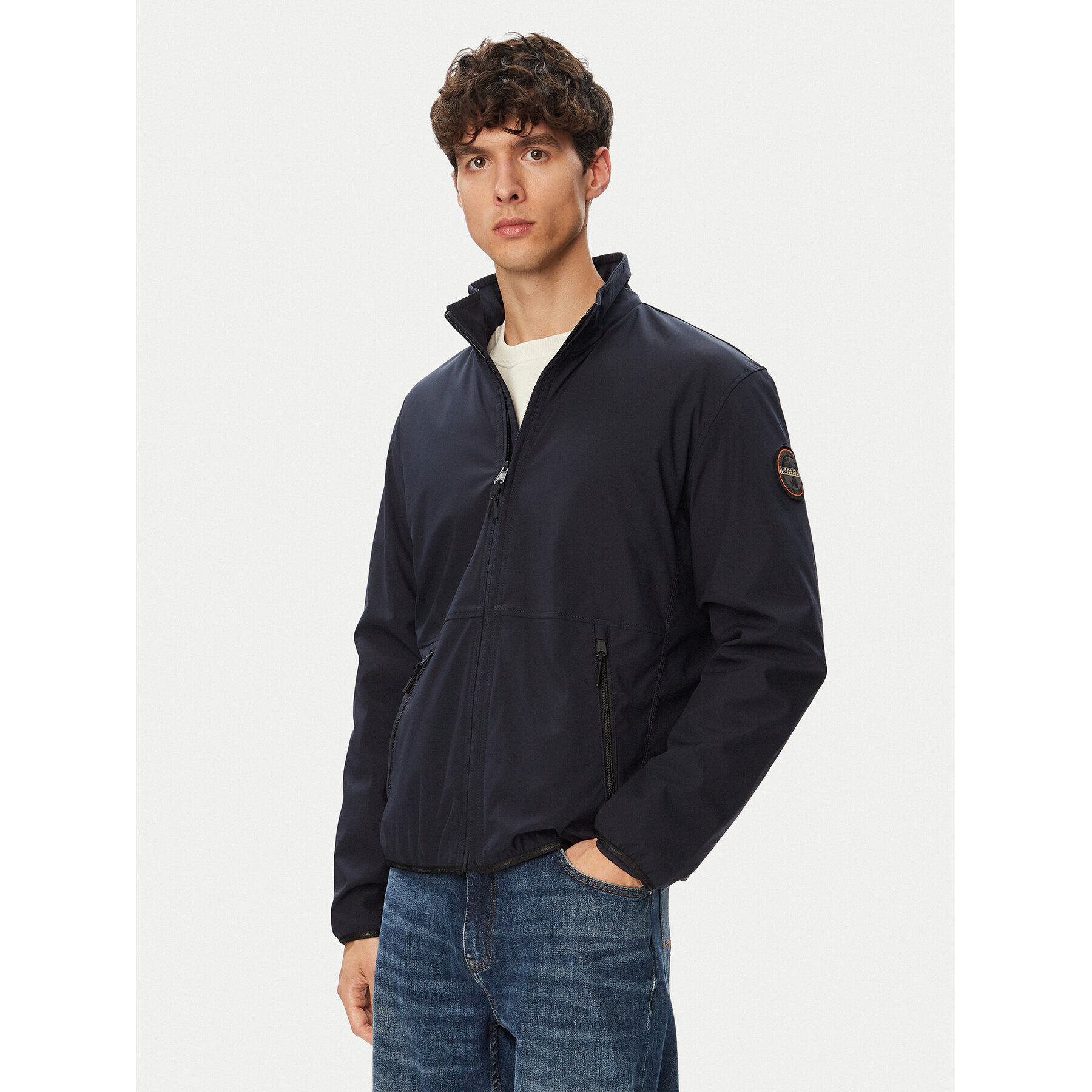 Napapijri Übergangsjacke Tundra NP0A8BA8 Dunkelblau Regular Fit