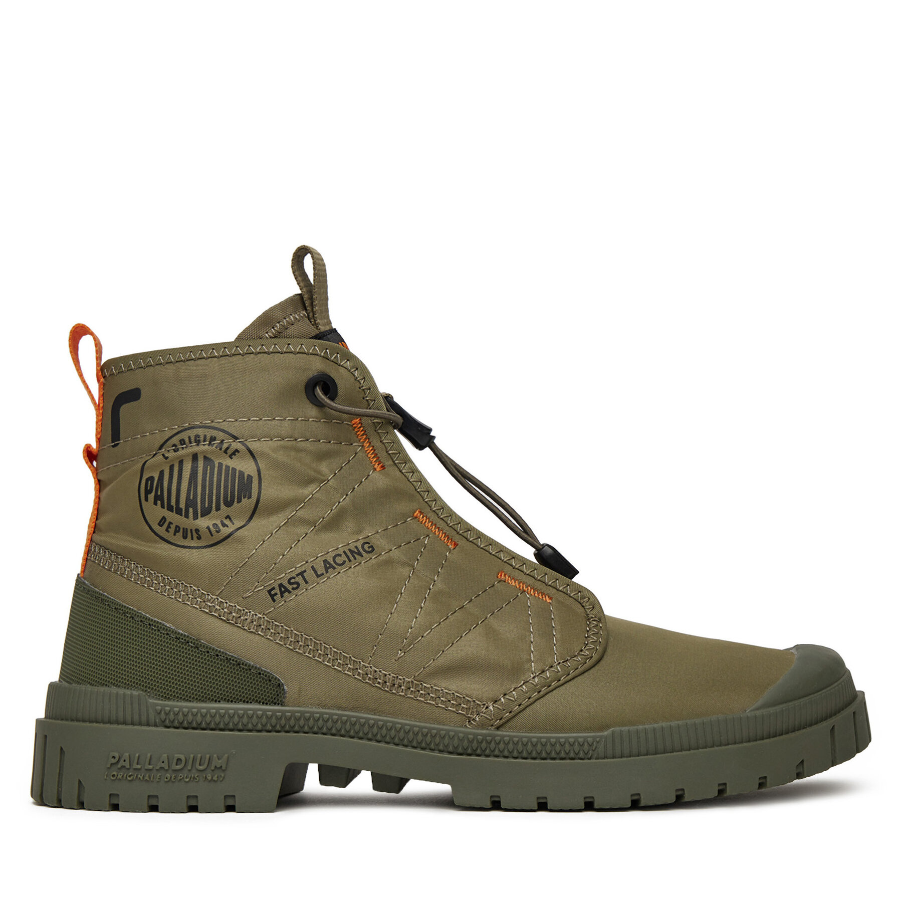 Trapper stila apavi Palladium Sp20 Travel Hi 74476-377-M Zaļš
