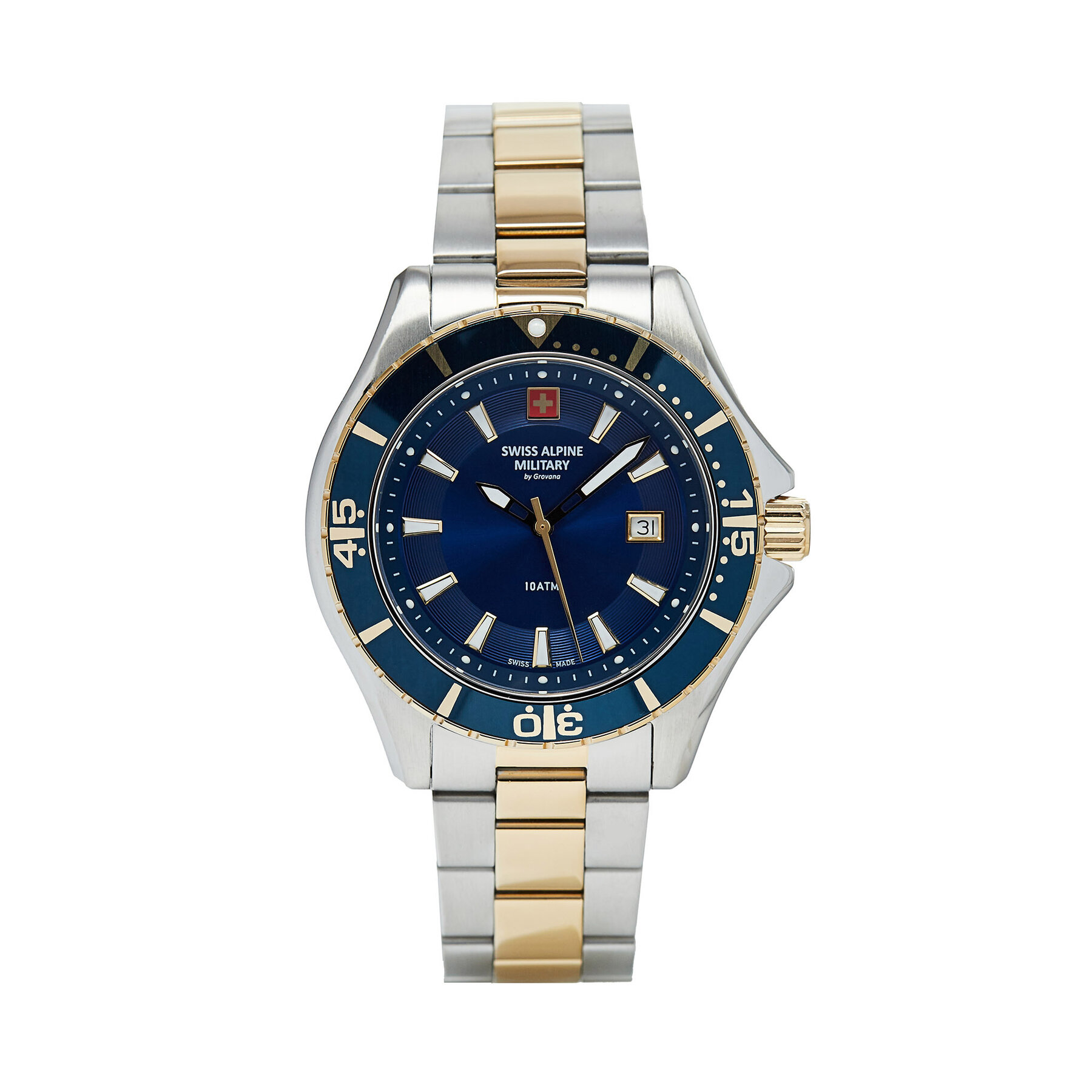 Reloj Swiss Alpine Military Diver 7040.1145 Plata