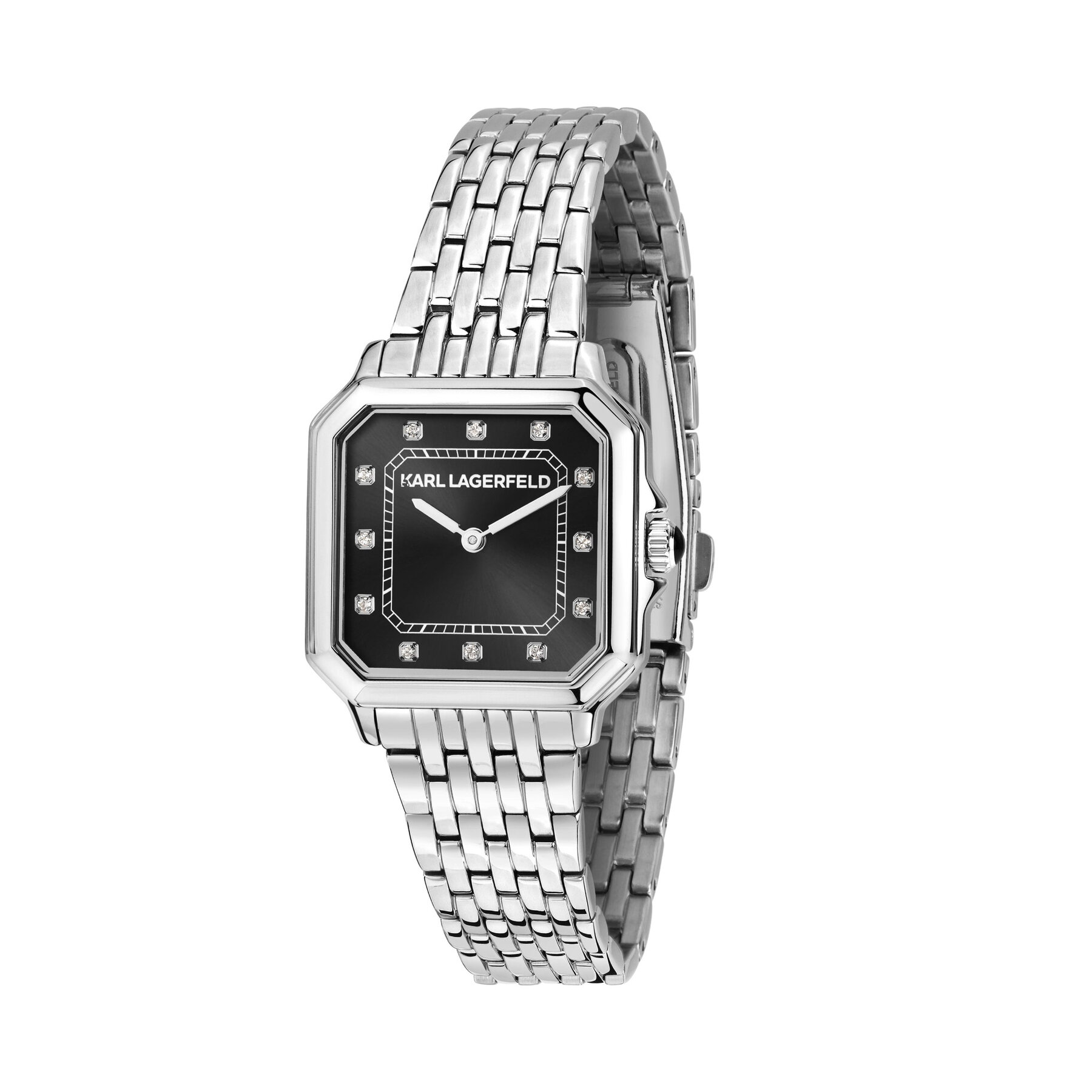 Hodinky KARL LAGERFELD R0553110507 Strieborná