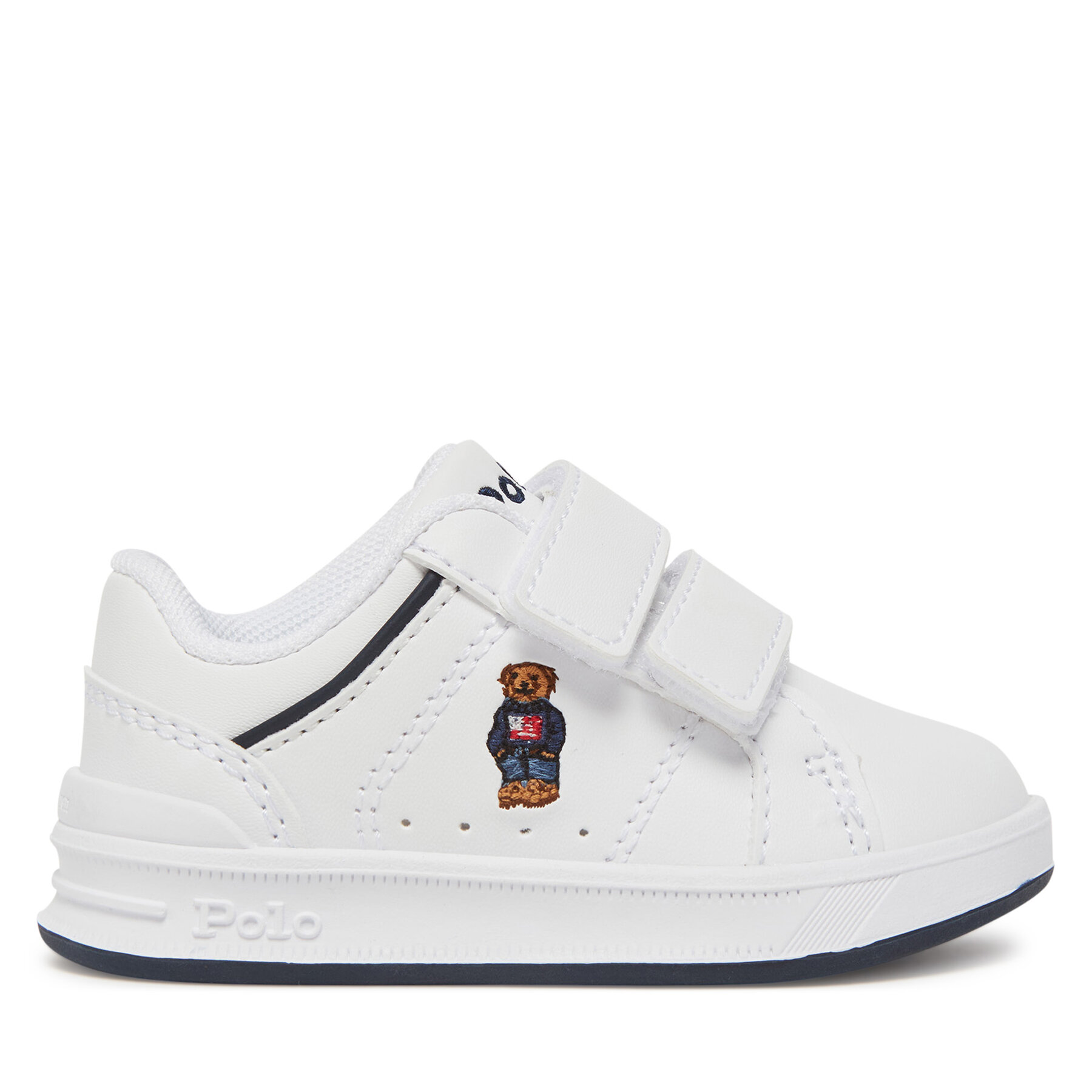 Unisex dieťa Sneakersy Polo Ralph Lauren, Rozmer: 25, Biela, Heritage Court IV Ezz Bear RL02931101