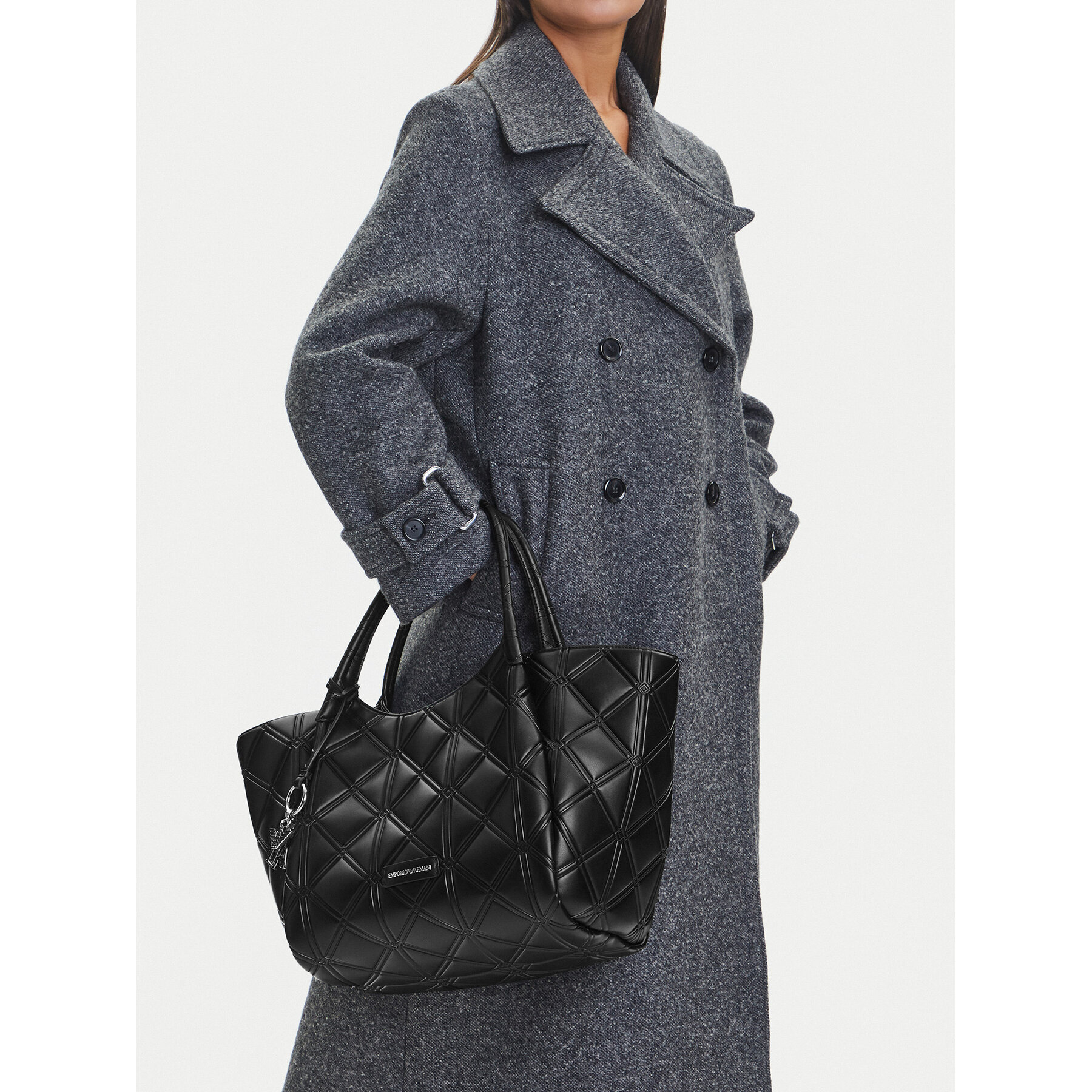 Kabelka Emporio Armani EW001009 AF17630 UC001 Čierna