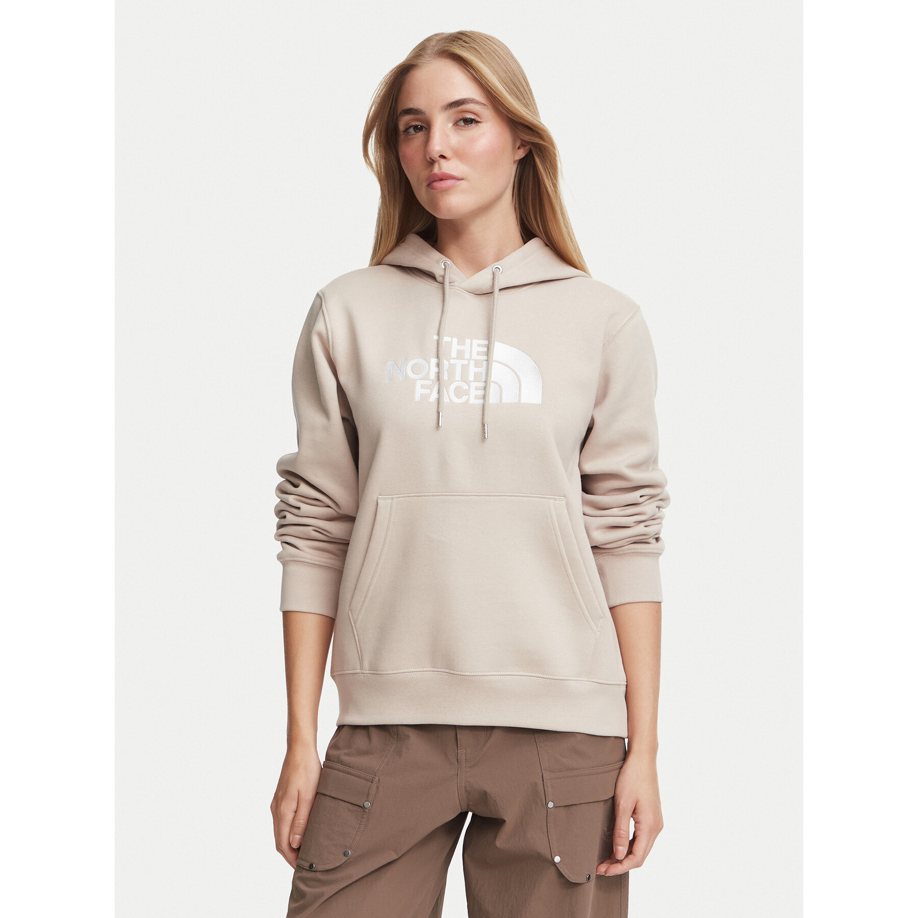 The North Face Sweatshirt Essential Drew Peak NF0A8FDP Hellbeige Regular Fit