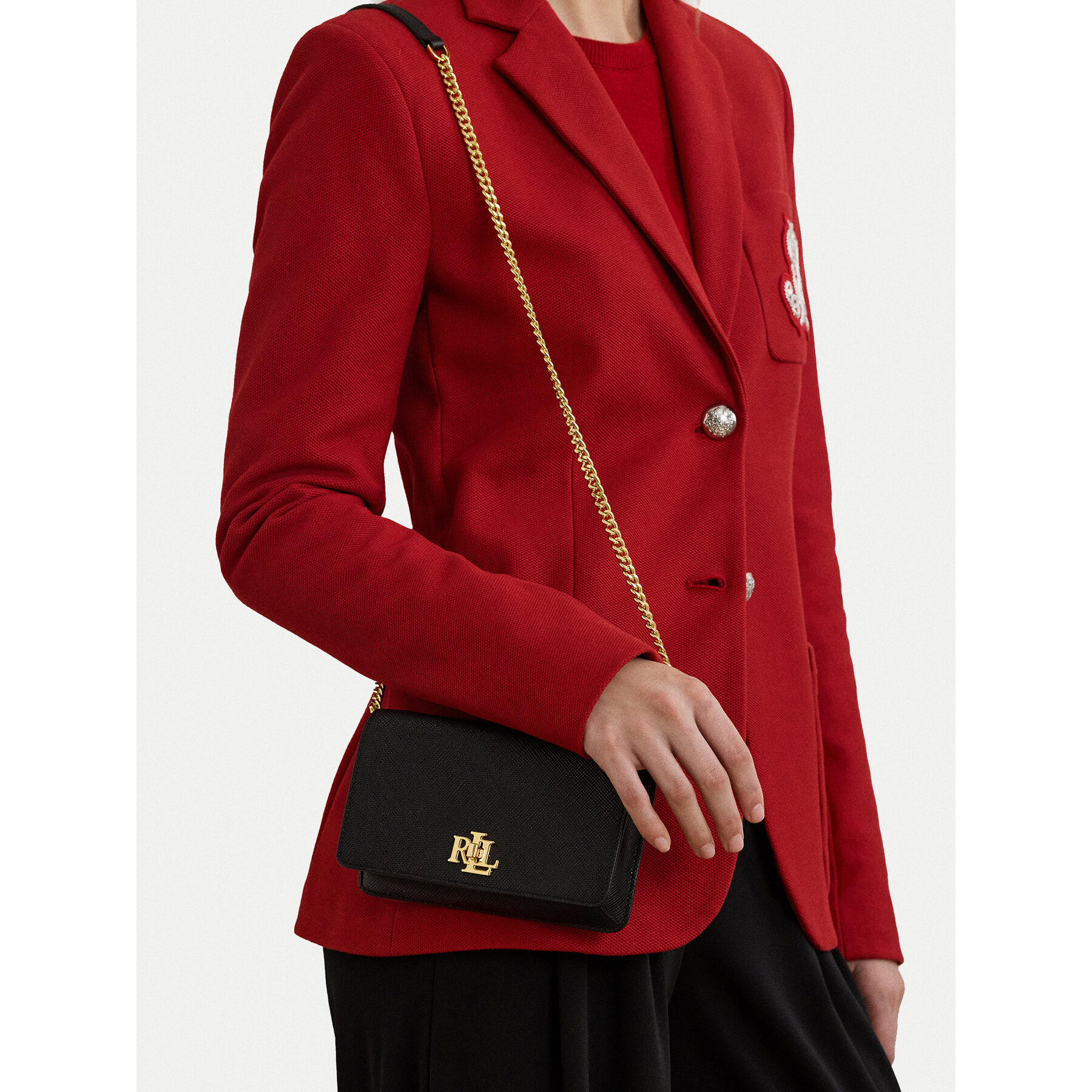 Τσάντα LAUREN RALPH LAUREN 432966784008 Μαύρο