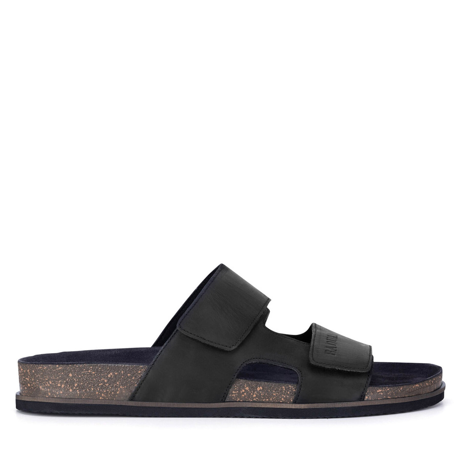 Herren Pantoletten Badura, Schuhgröße 41, Schwarz, ACTIVE-44 MI08