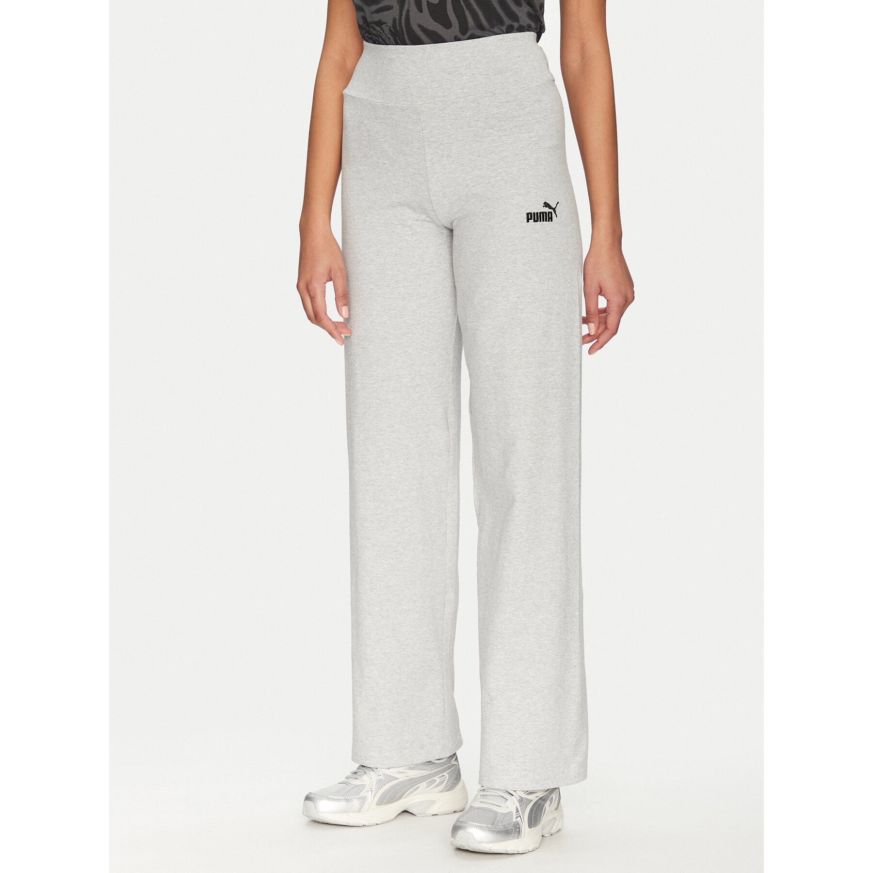 Puma Leggings Ess Small No. 1 Logo 682428 Grau Straight Fit