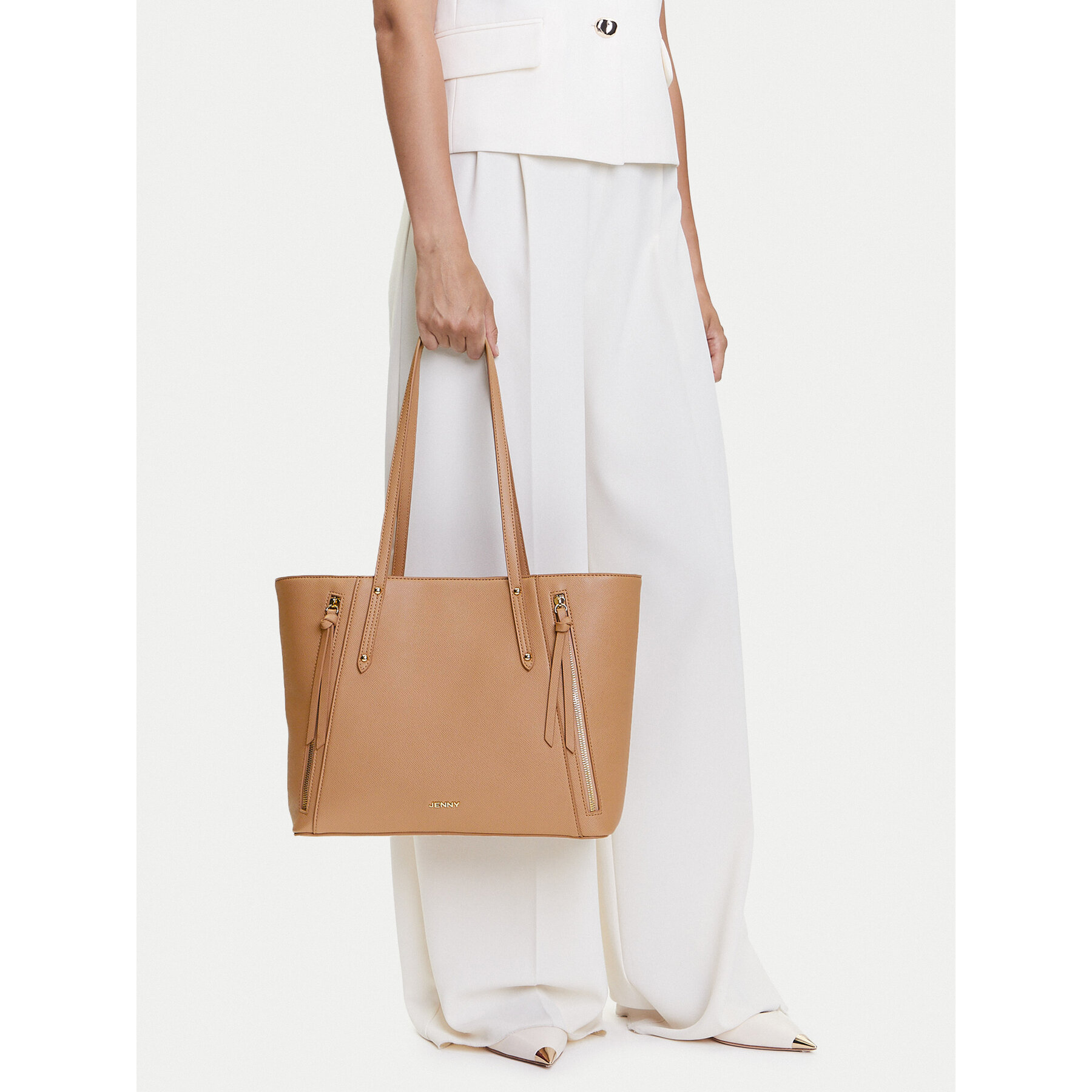 Дамска чанта JENNY C-JNY-M-009-08 Бежов