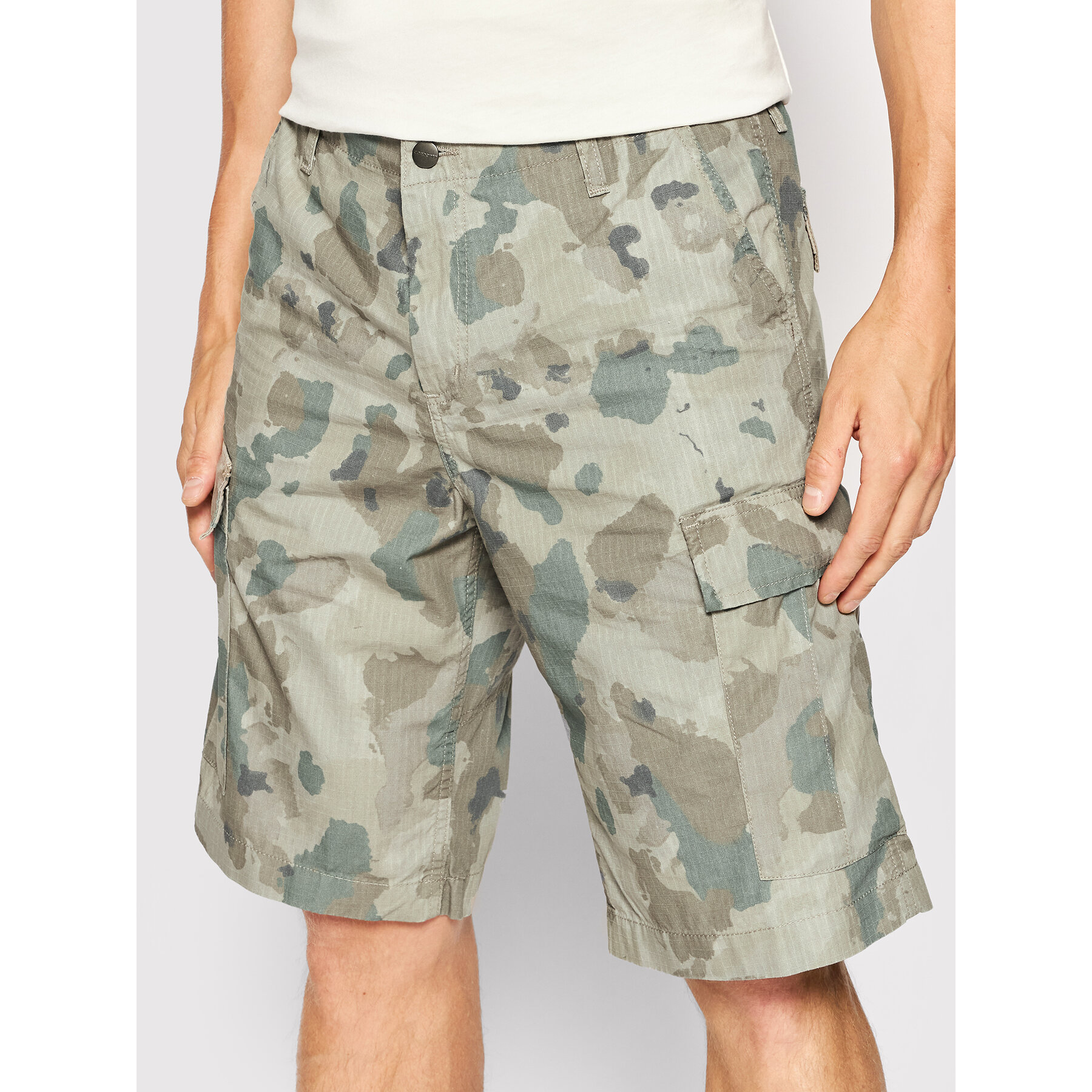 Carhartt WIP Stoffshorts Cargo I015999 Grün Regular Fit