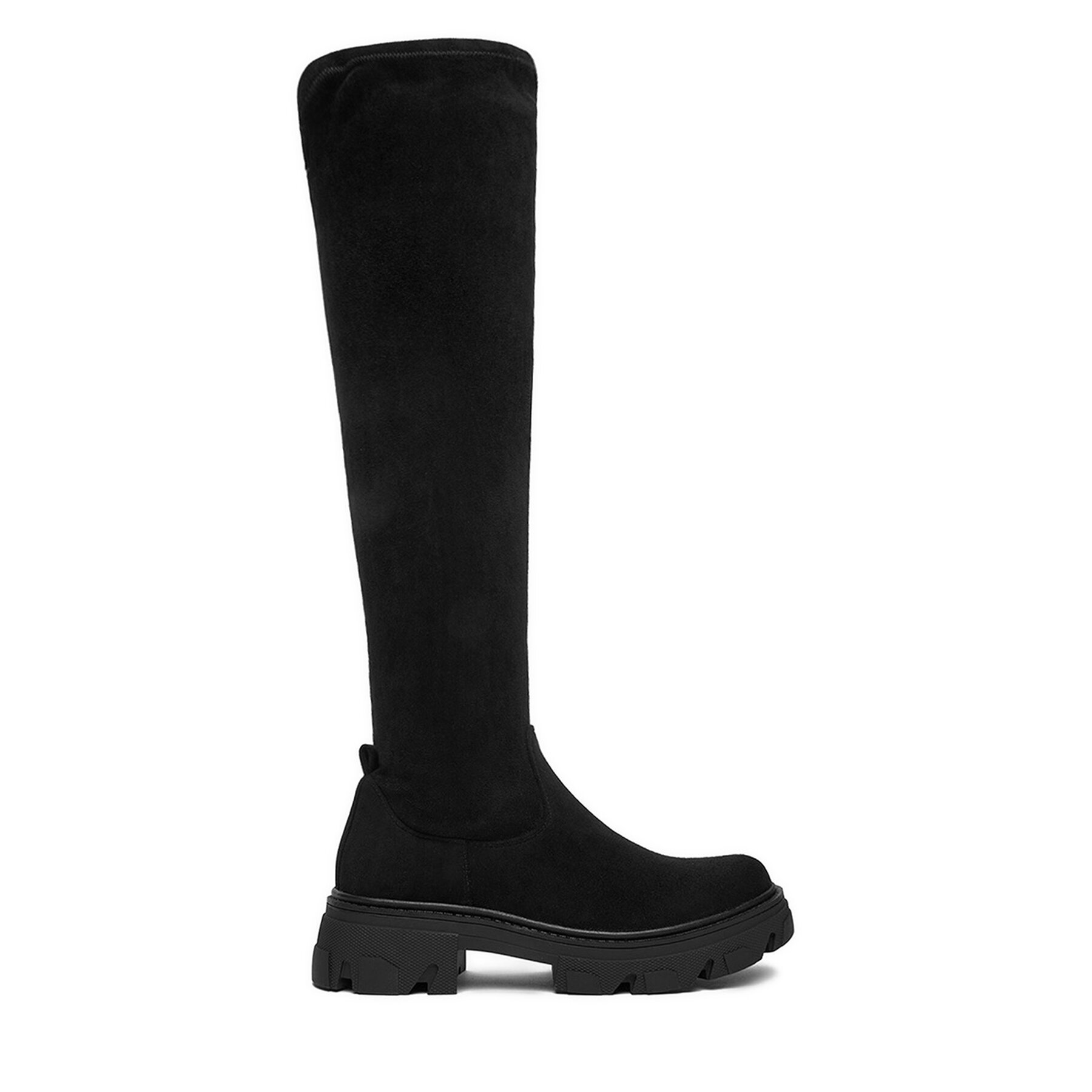 Cizme lungi muschetar DeeZee 9382-1 Negru