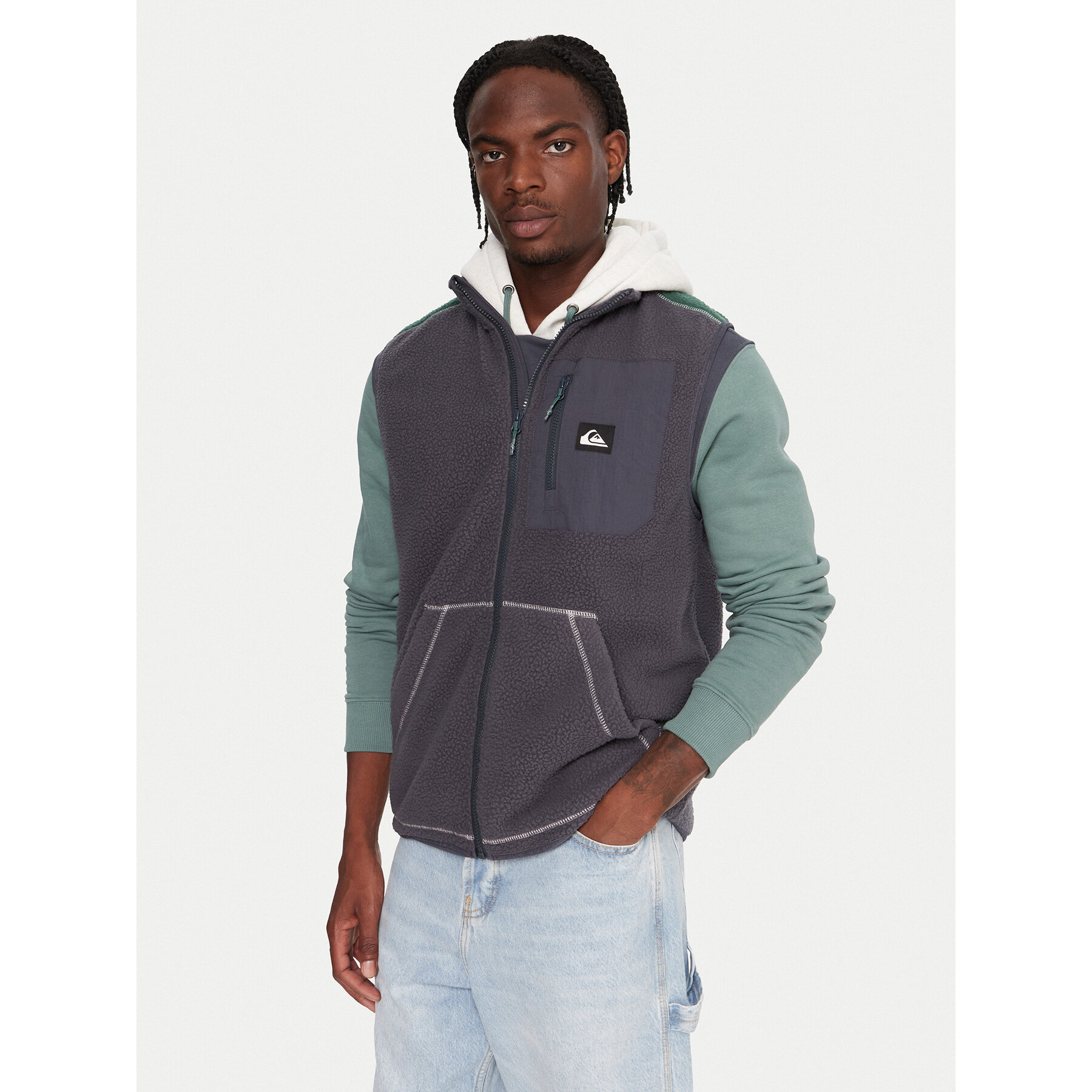 Quiksilver Weste Clean Coast EQYPF03067 Dunkelblau Regular Fit