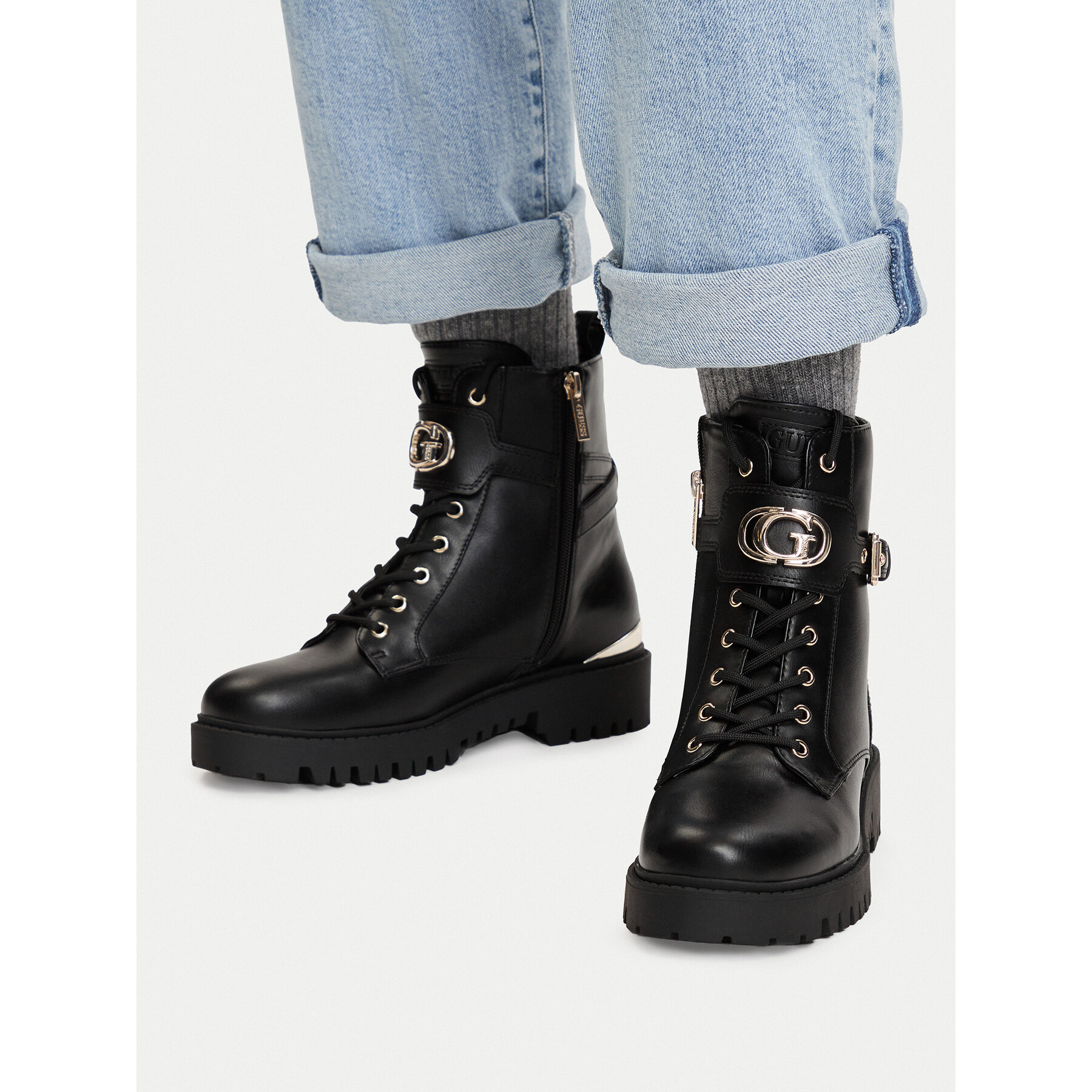Guess Μποτίνια Guess FLTOLA ELE10 Μαύρο