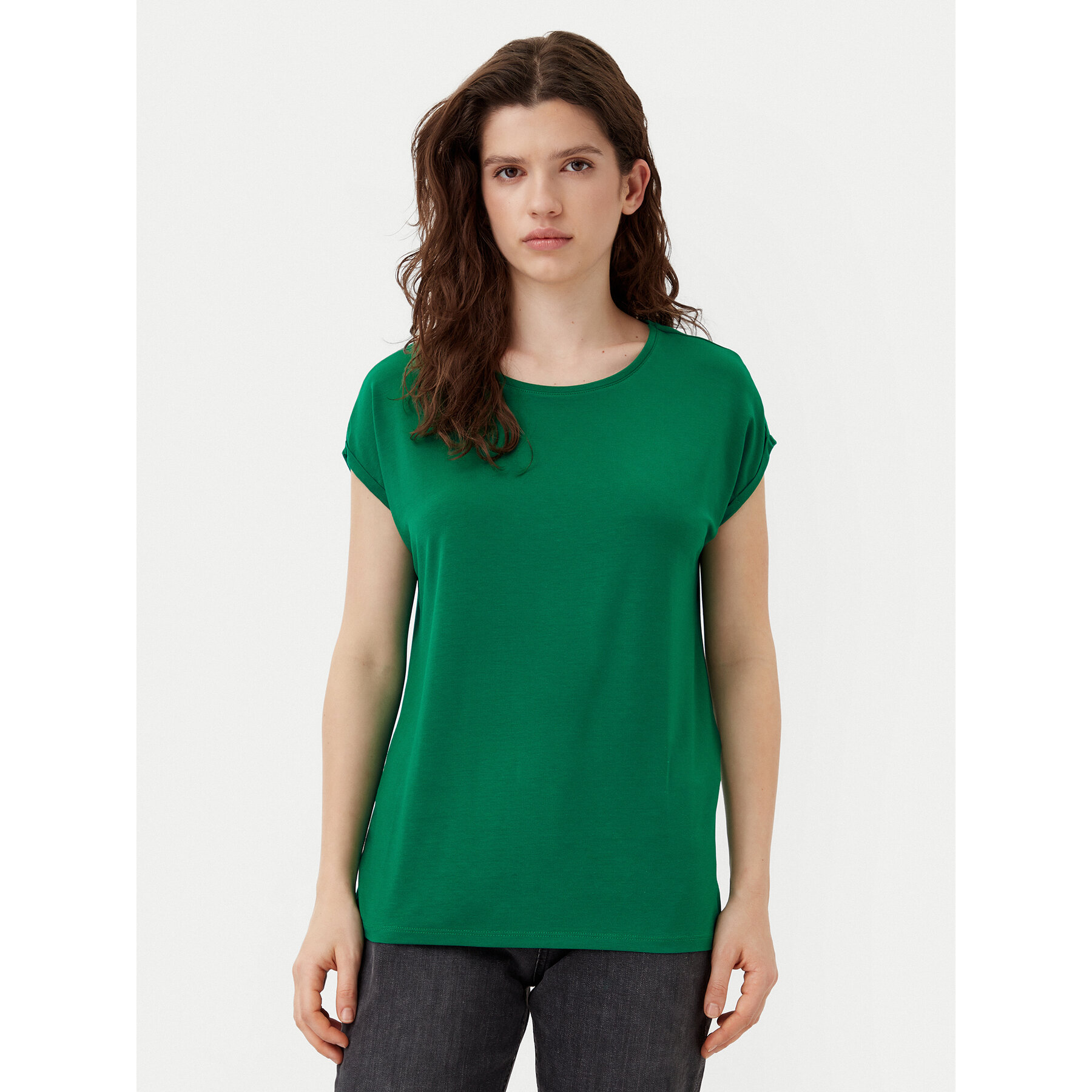 Vero Moda Póló Ava 10284468 Zöld Regular Fit