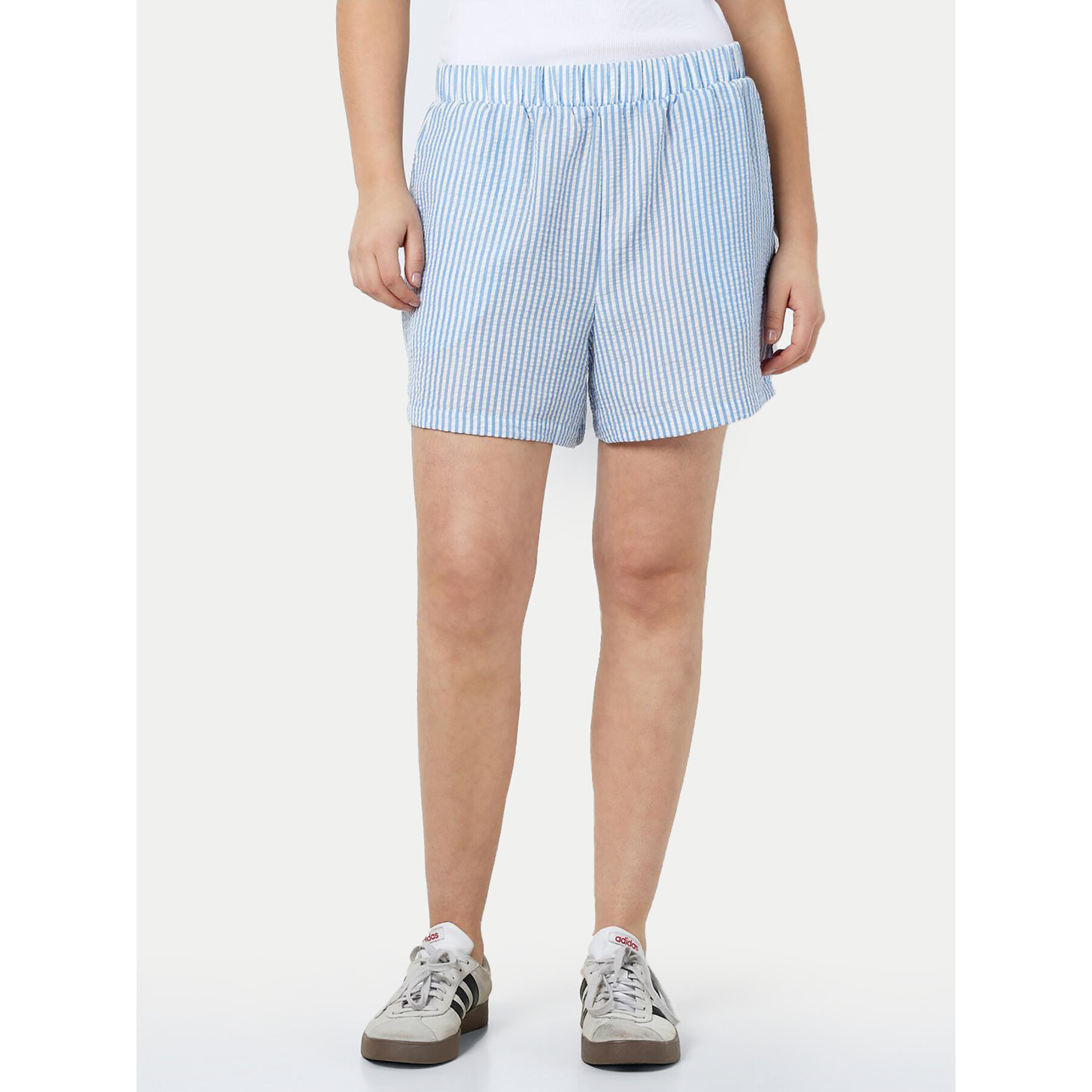 Noisy May Stoffshorts 27029913 Himmelblau Loose Fit
