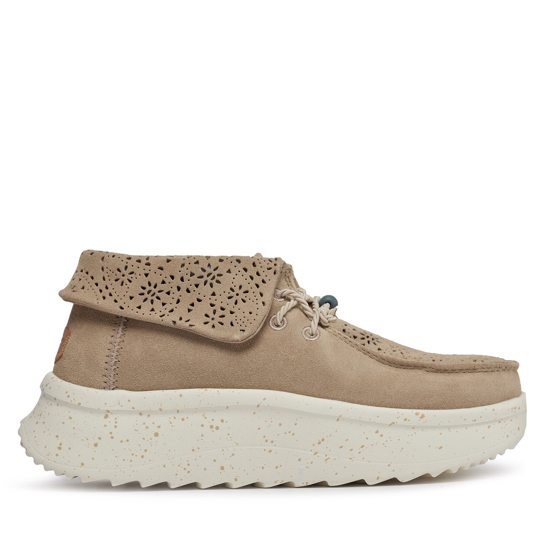 Zapatos hasta el tobillo Hey Dude Wendy Peak Fold Boot Suede 40256-255 Beis