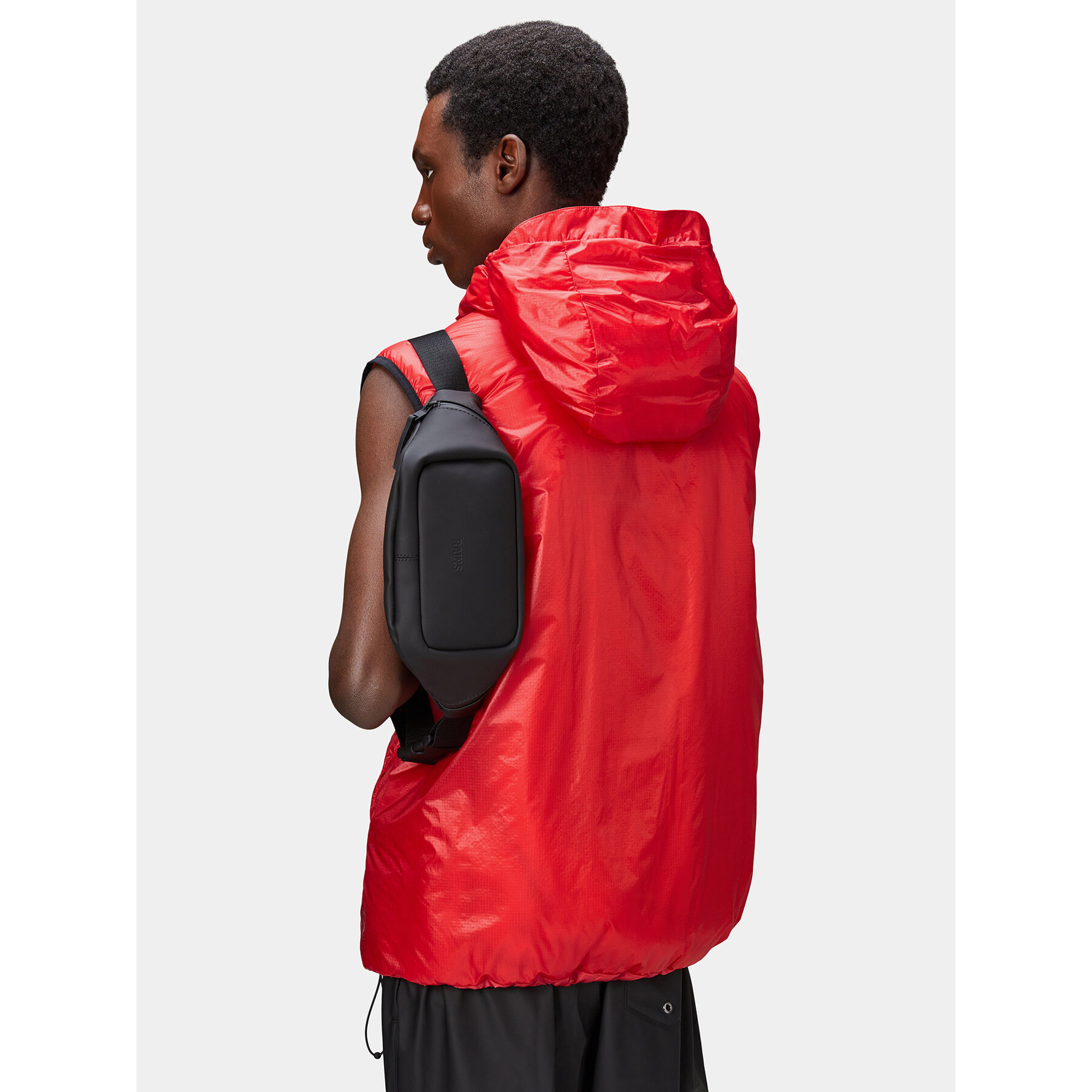 

Сумка на пояс Rains Bum Bag Mini W3 14730 Black 001, Чорний