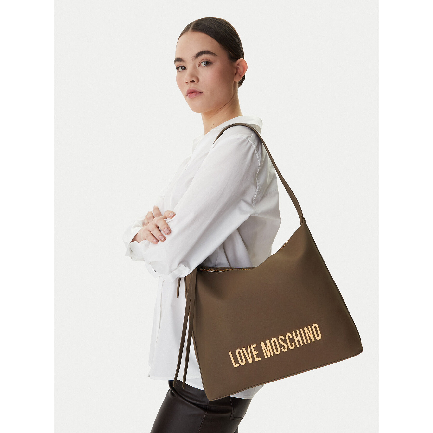 Kabelka LOVE MOSCHINO JC4108PP1OKD0203 Hnedá