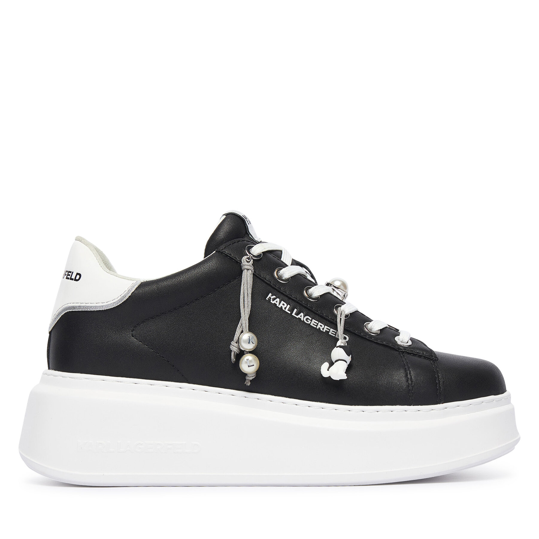 Сникърси KARL LAGERFELD Anakapri KL63516T Черен
