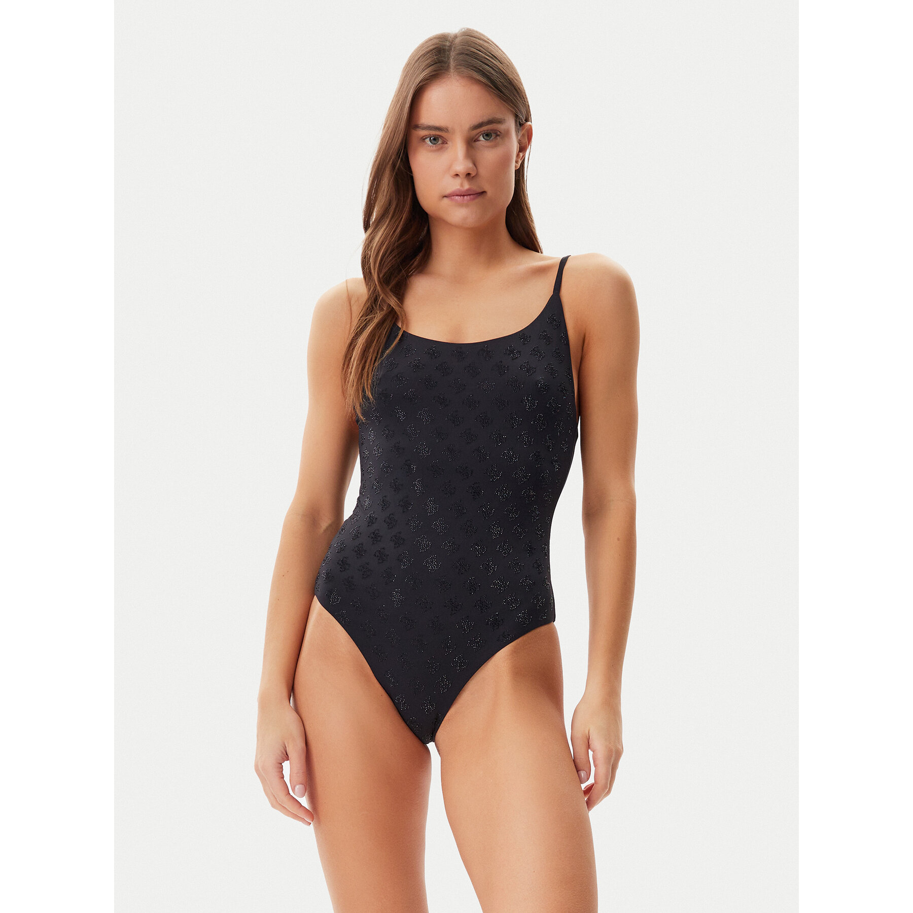 Guess Badeanzug E5GJ14 MC040 Schwarz Regular Fit