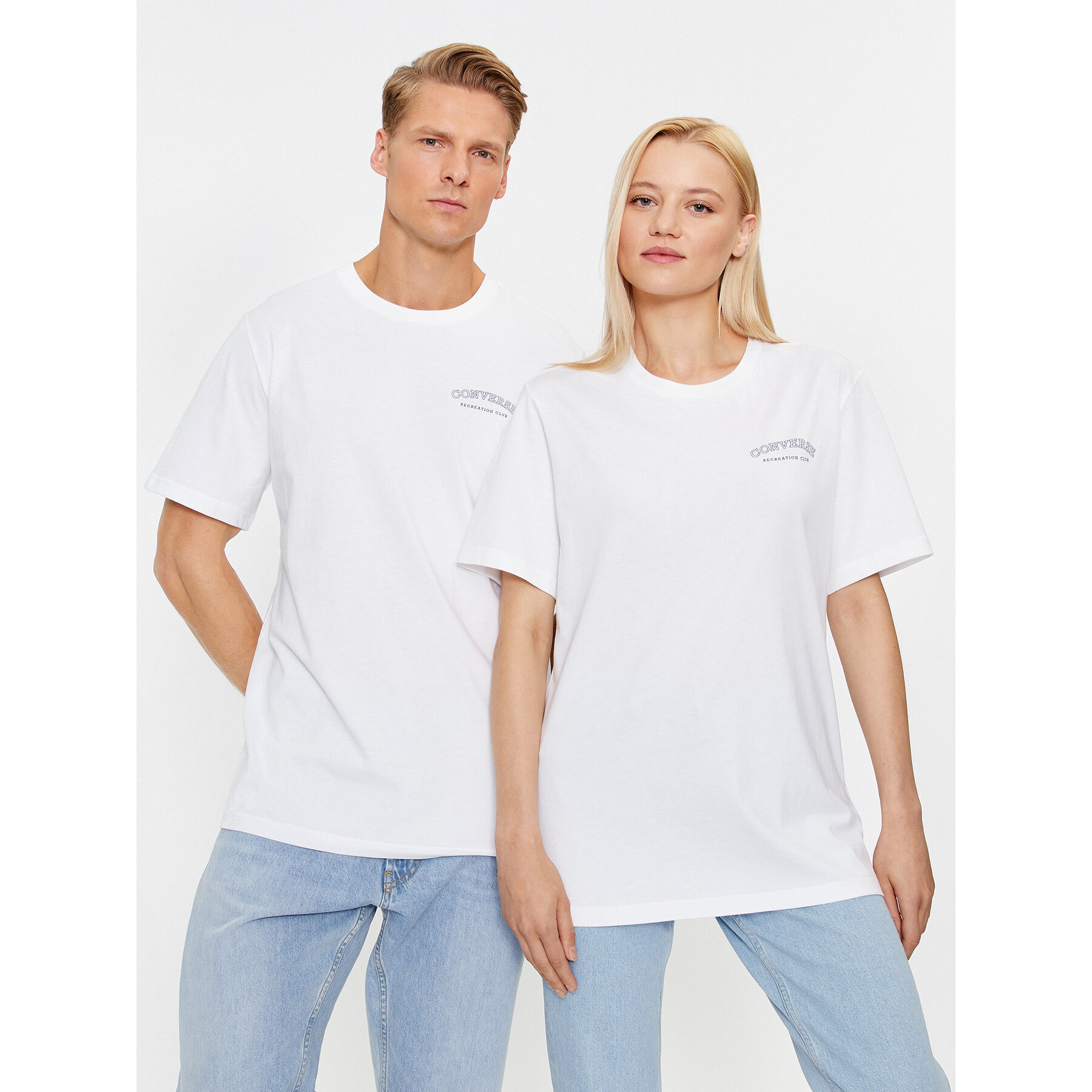 Converse T-Shirt Gf Retro Chuck Graphic Tee 2 10025913-A01 Λευκό Regular Fit