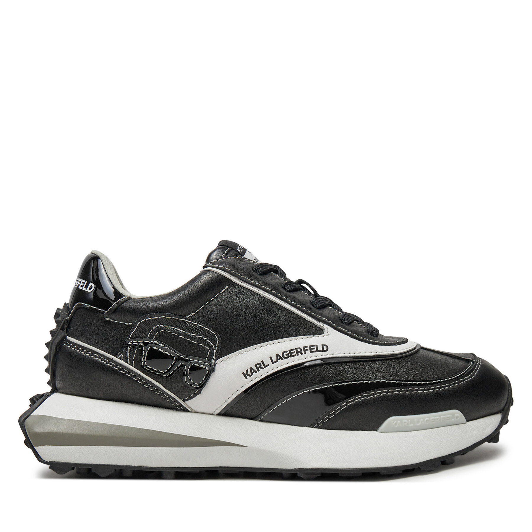 Damskie Sneakersy KARL LAGERFELD, Rozmiar 36 Czarny KL62934