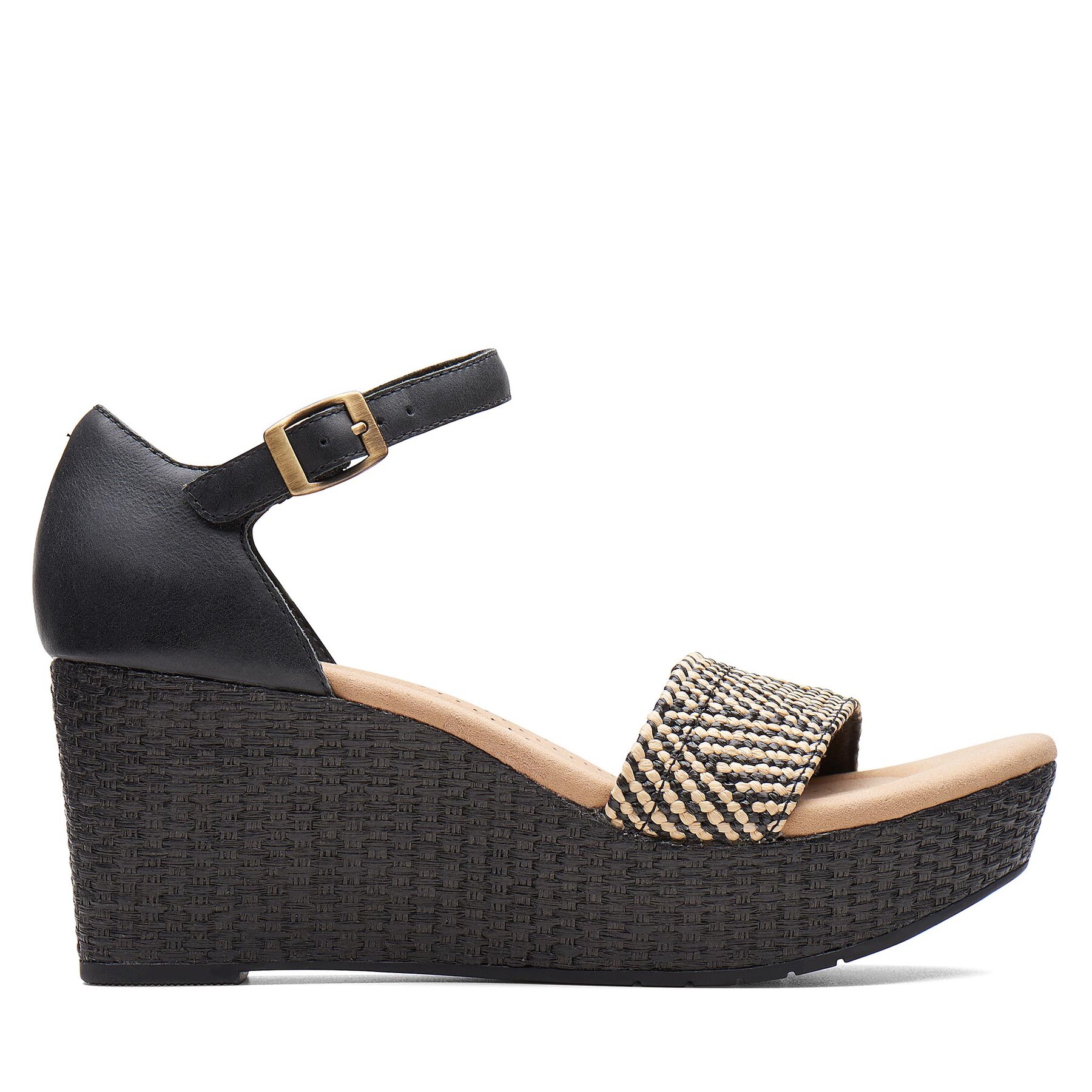 Sandalias Clarks Rose Ease 26171324 Negro