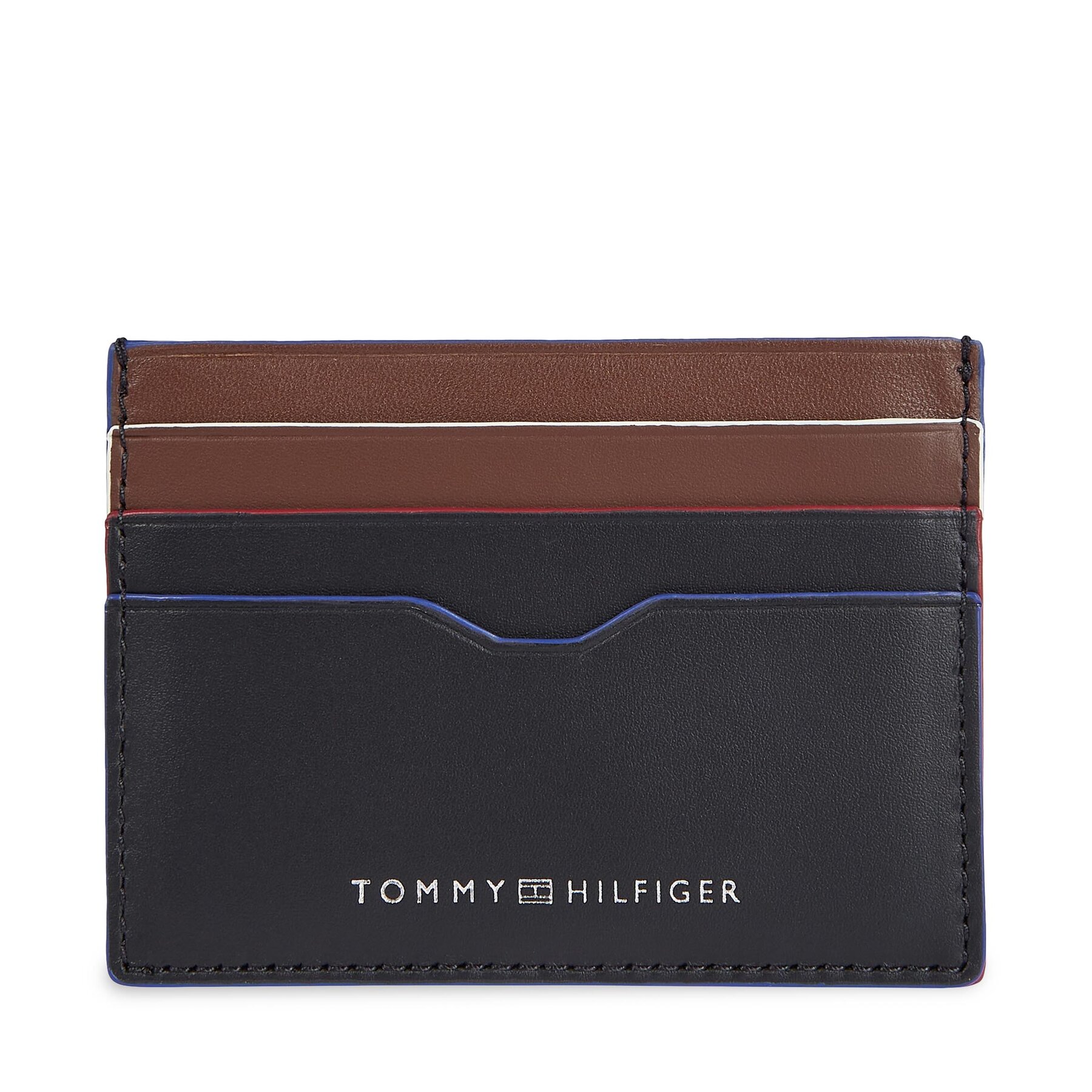 Estuche para tarjetas de crédito Tommy Hilfiger Th Prep Cc Holder AM0AM11403 Negro