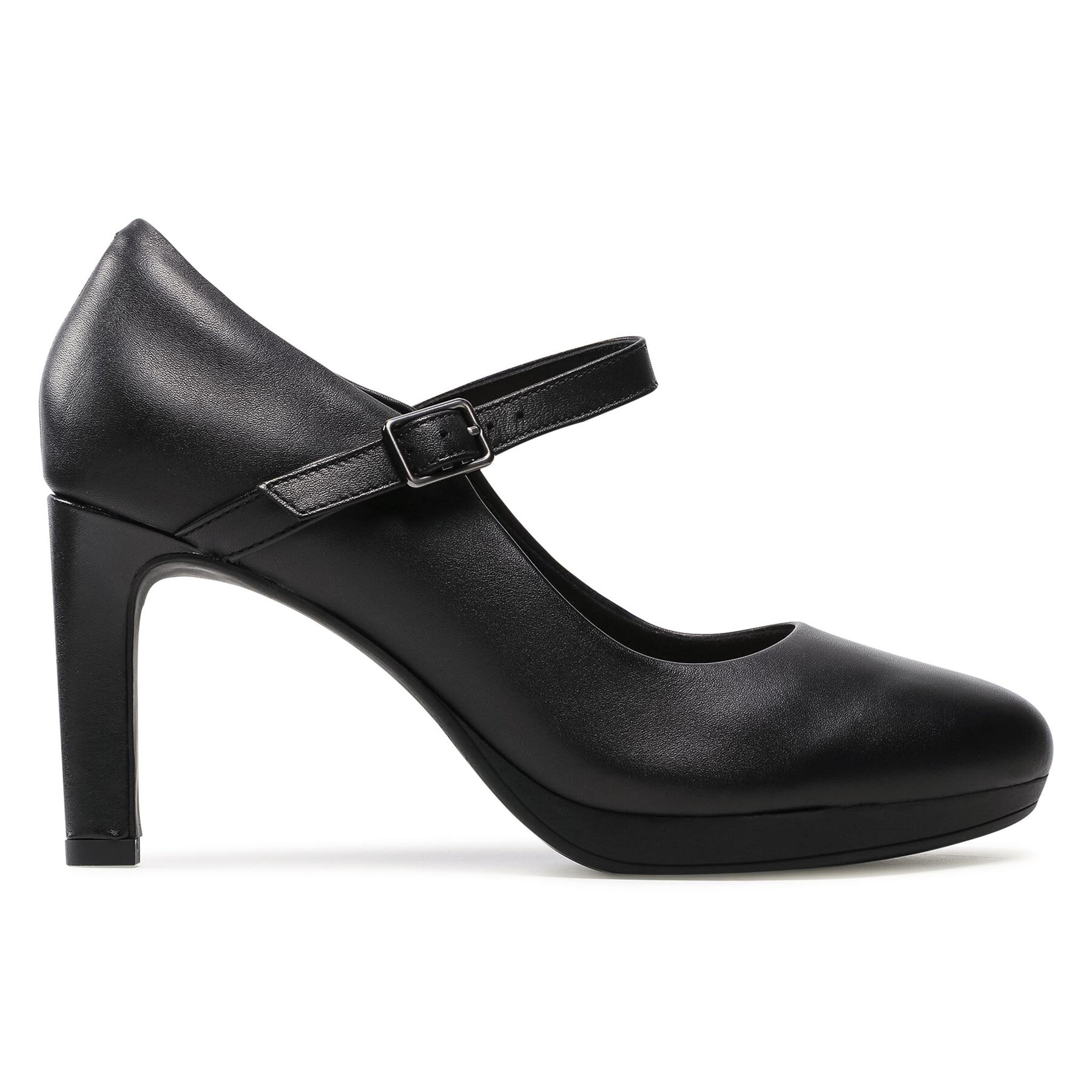 Poltopánky Clarks Ambyr Shine 261577844 Čierna