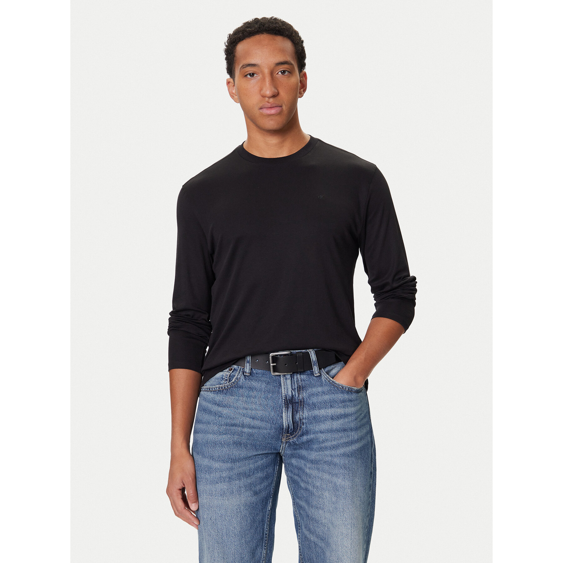 Calvin Klein Longsleeve LV04LD227G Schwarz Regular Fit