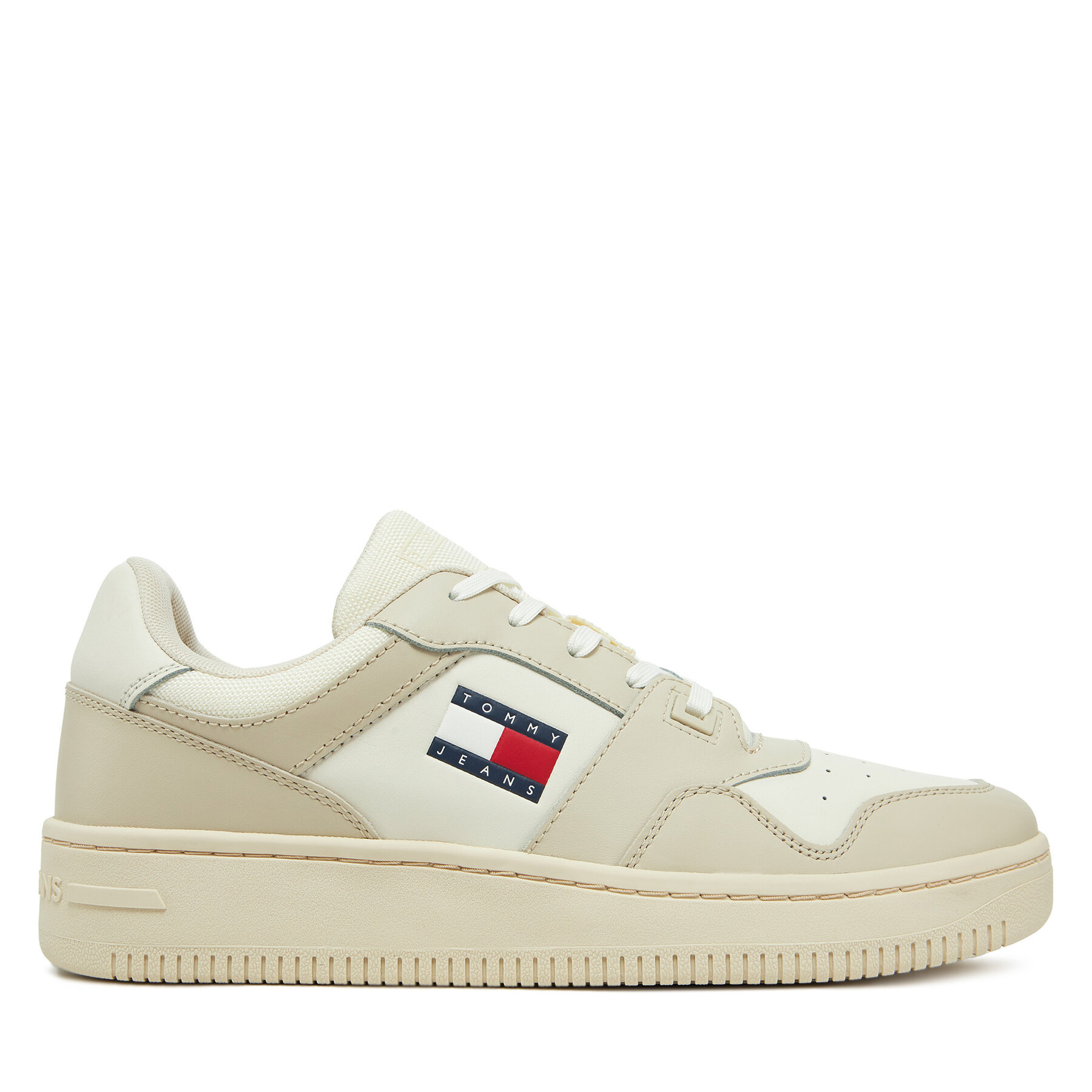 Tommy Jeans Pánske Sneakersy, Rozmer: 44, Écru, Tjm Retro Basket Ess EM0EM01395