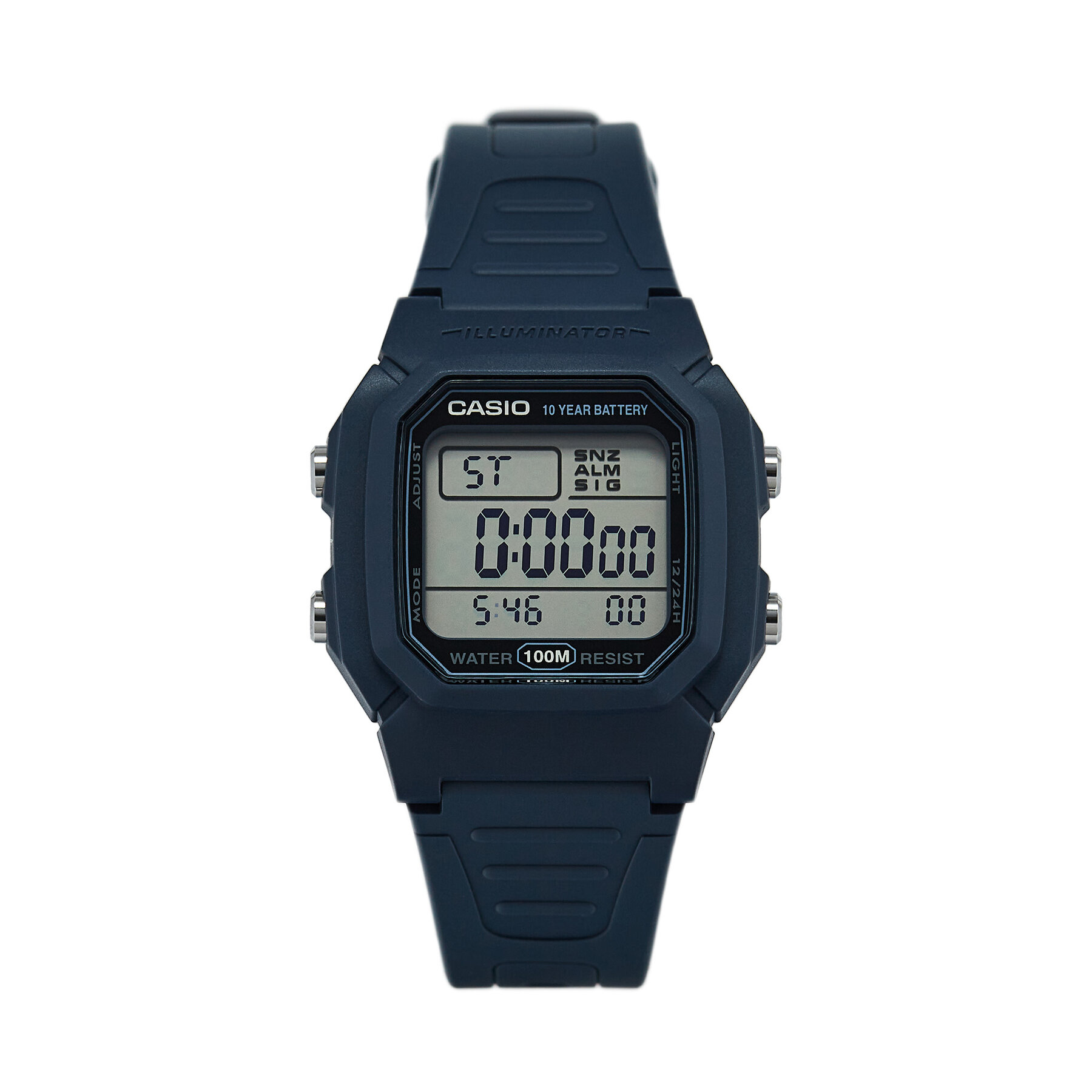 Casio Ρολόι Casio Digital W-800H-2AVES Σκούρο μπλε