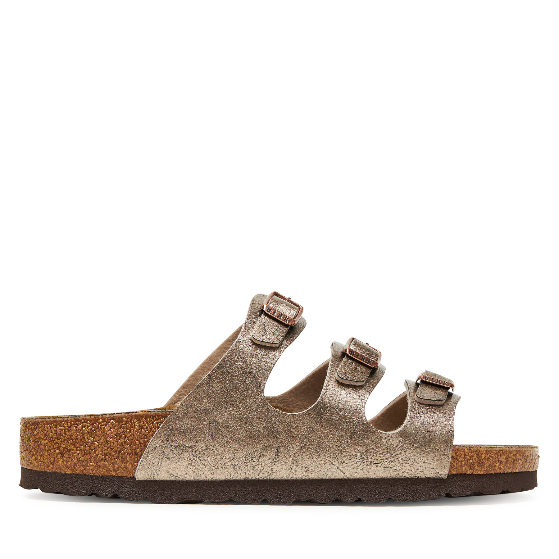 Παντόφλες Birkenstock Florida 1030352 Χρυσό