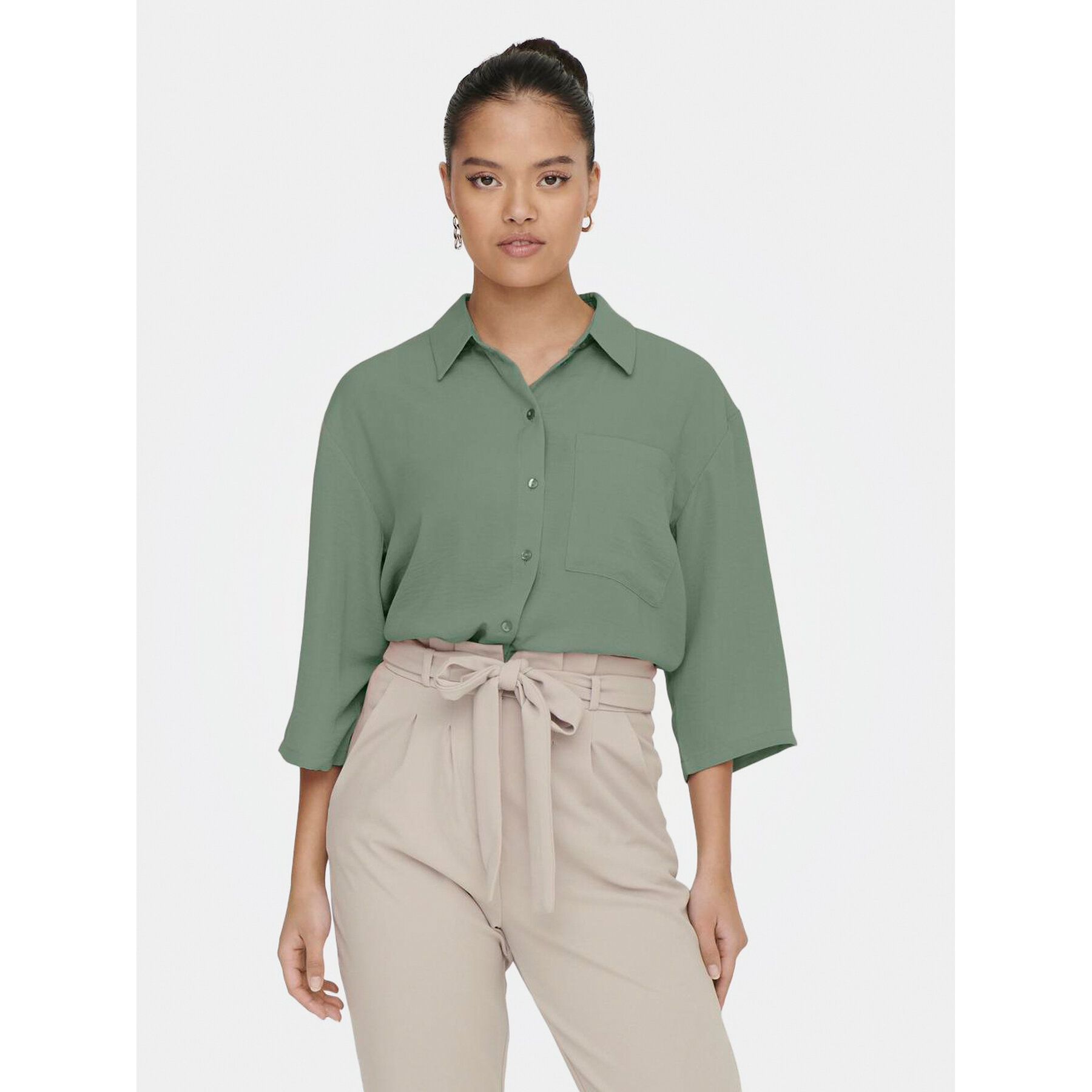 JDY Hemd Divya 15271186 Grün Regular Fit