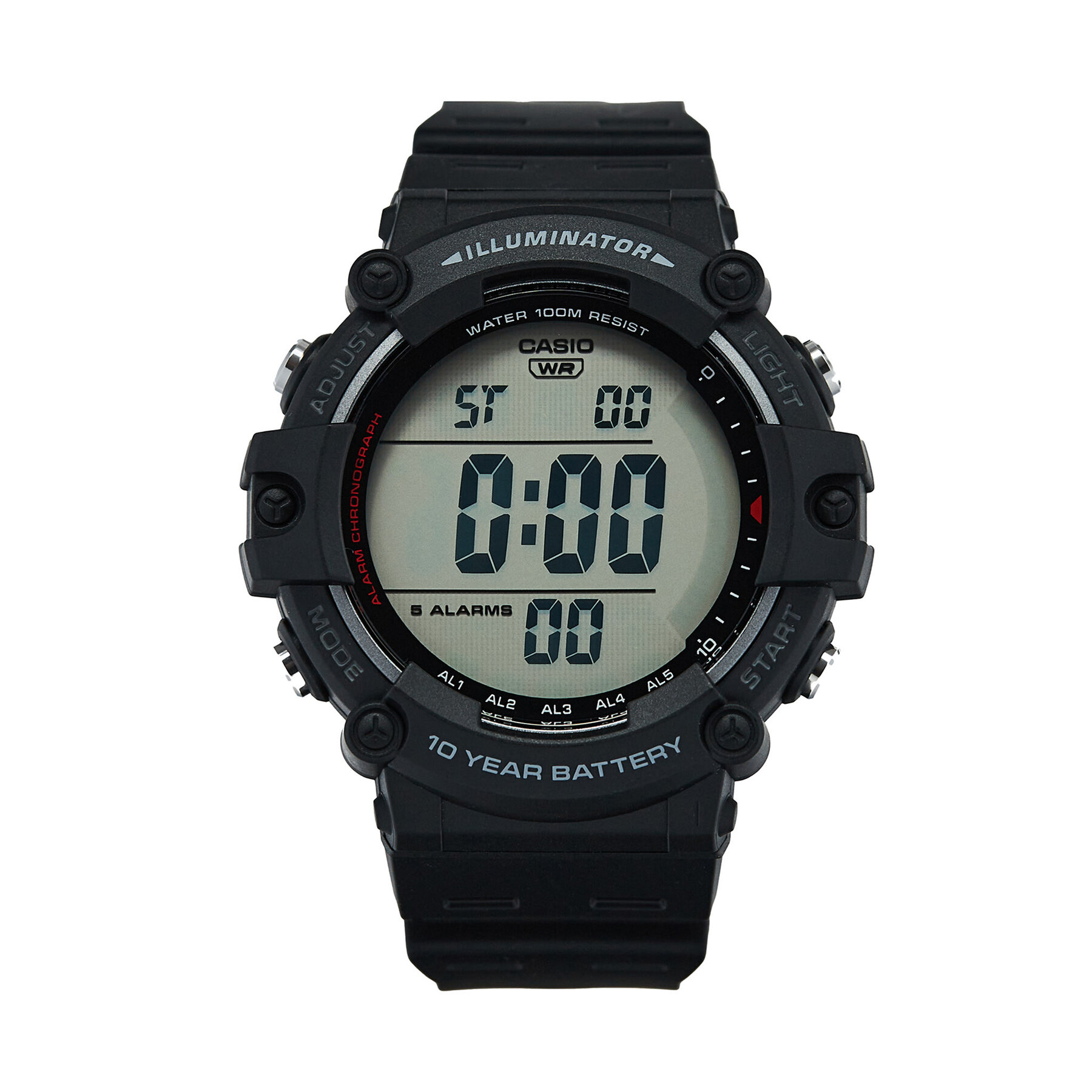 Casio Ρολόι Casio Digital AE-1500WH-1AVEF Μαύρο