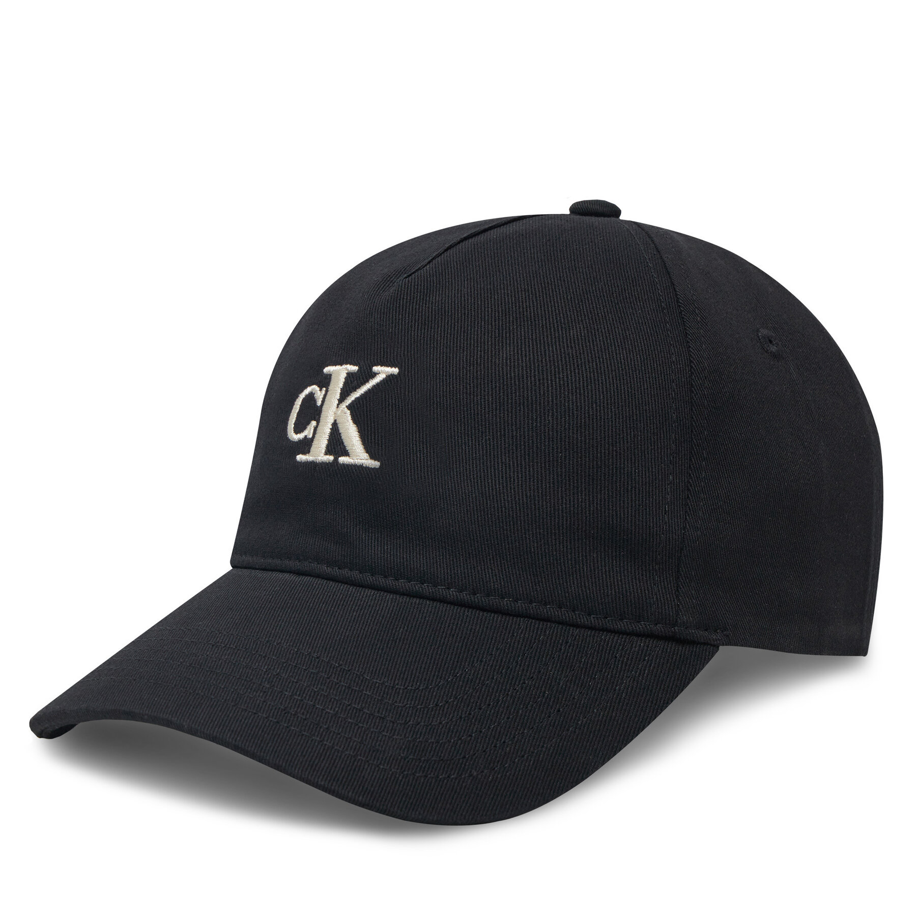 Šiltovka Calvin Klein Jeans Embroidered Monogram Cap LV04K5024G Čierna