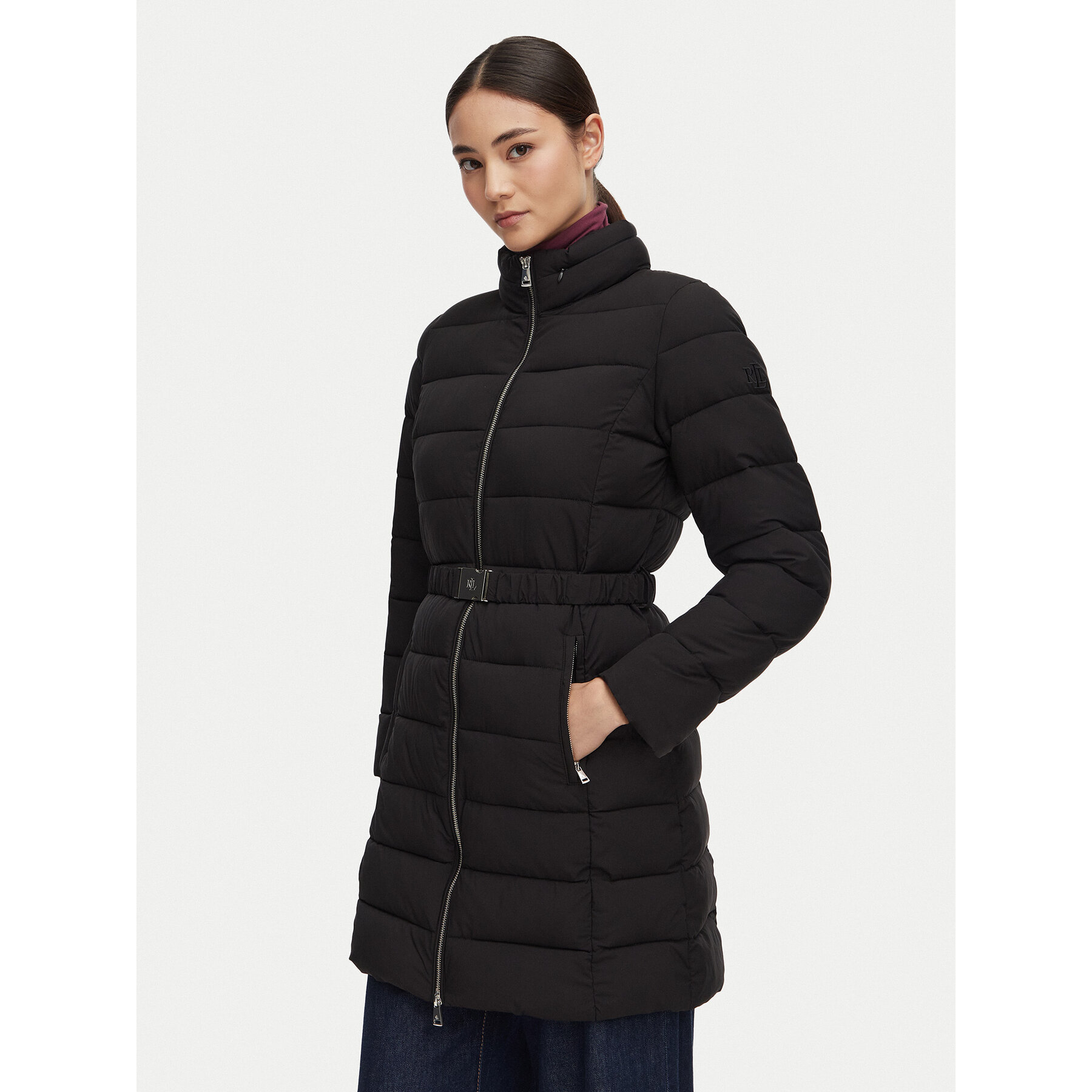 LAUREN RALPH LAUREN Winterjacke 297P18071001 Schwarz Regular Fit