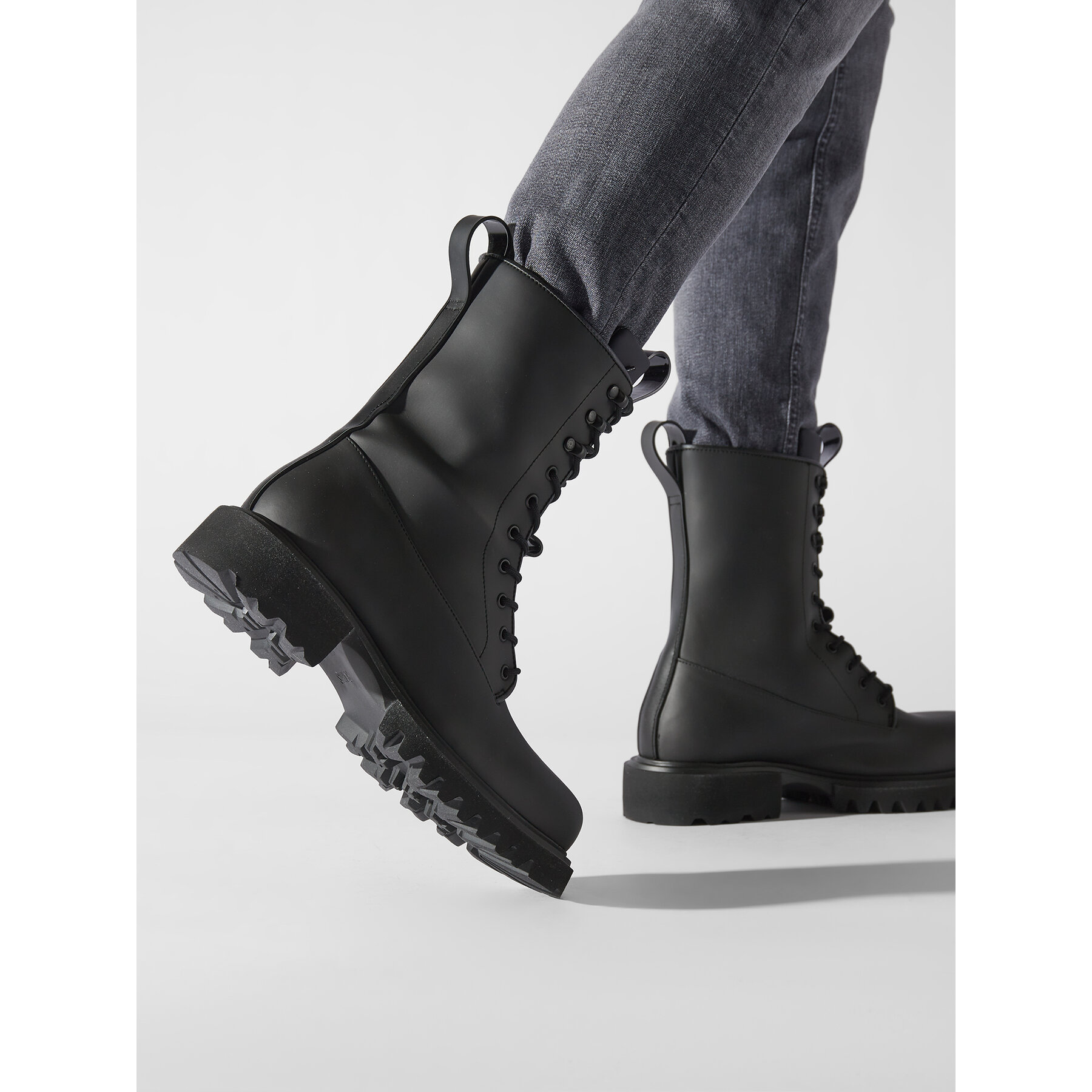 Outdoorová obuv Rains Show Combat Boot 22600 Čierna