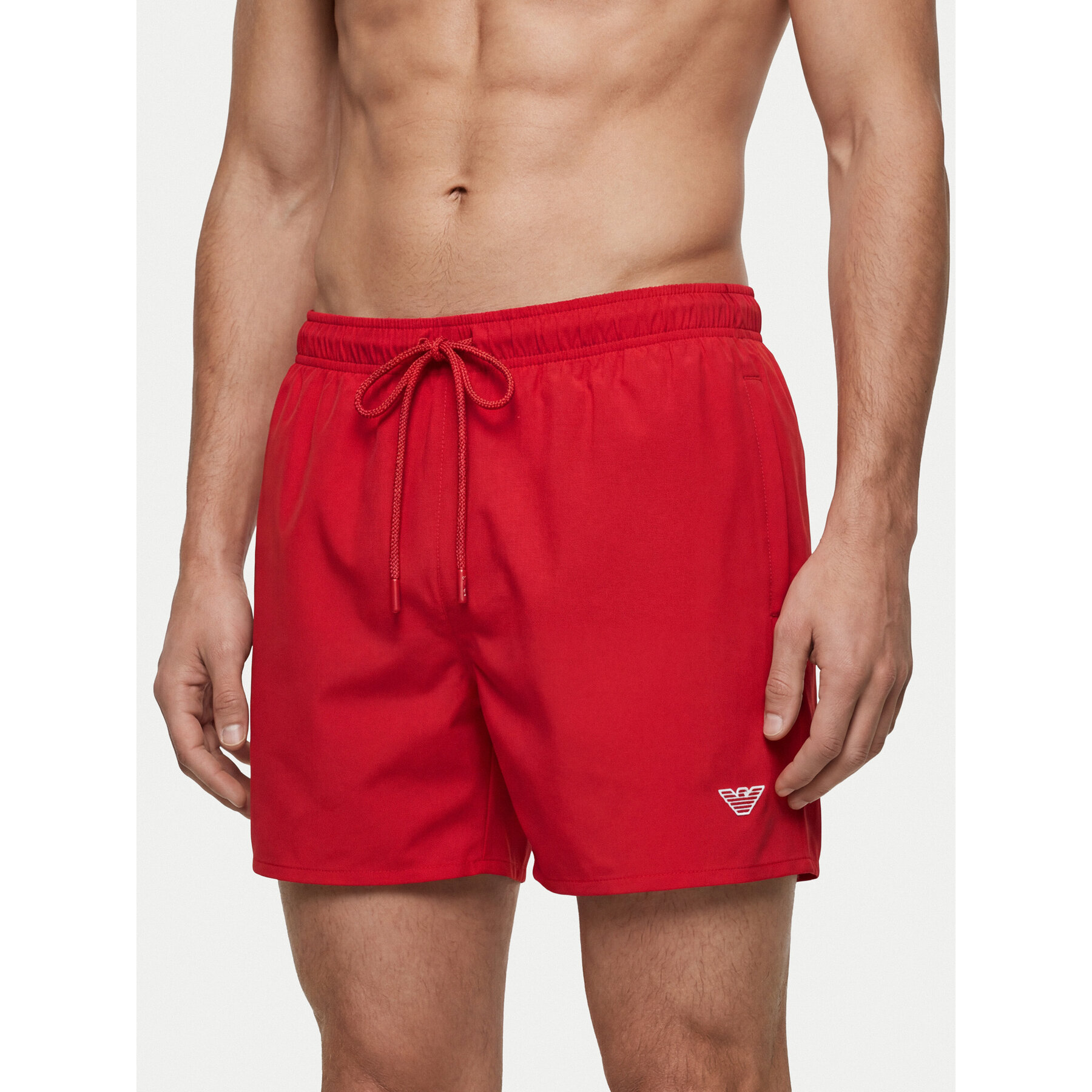 Emporio Armani Badeshorts EM000583 AF20424 U5064 Rot Regular Fit